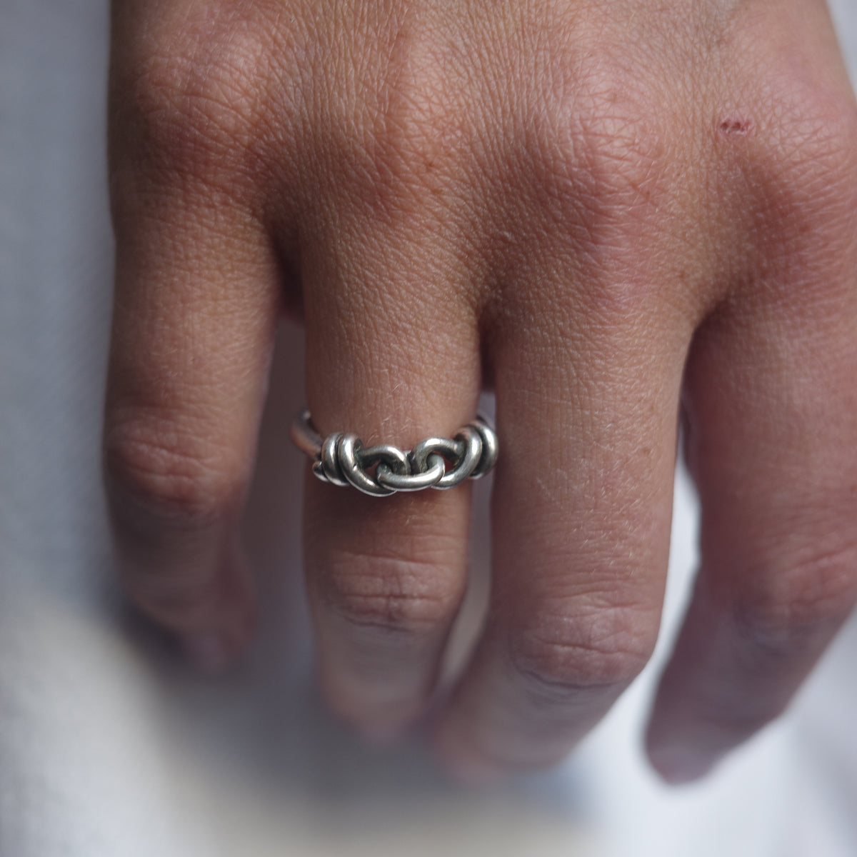 Danish rope antique ring