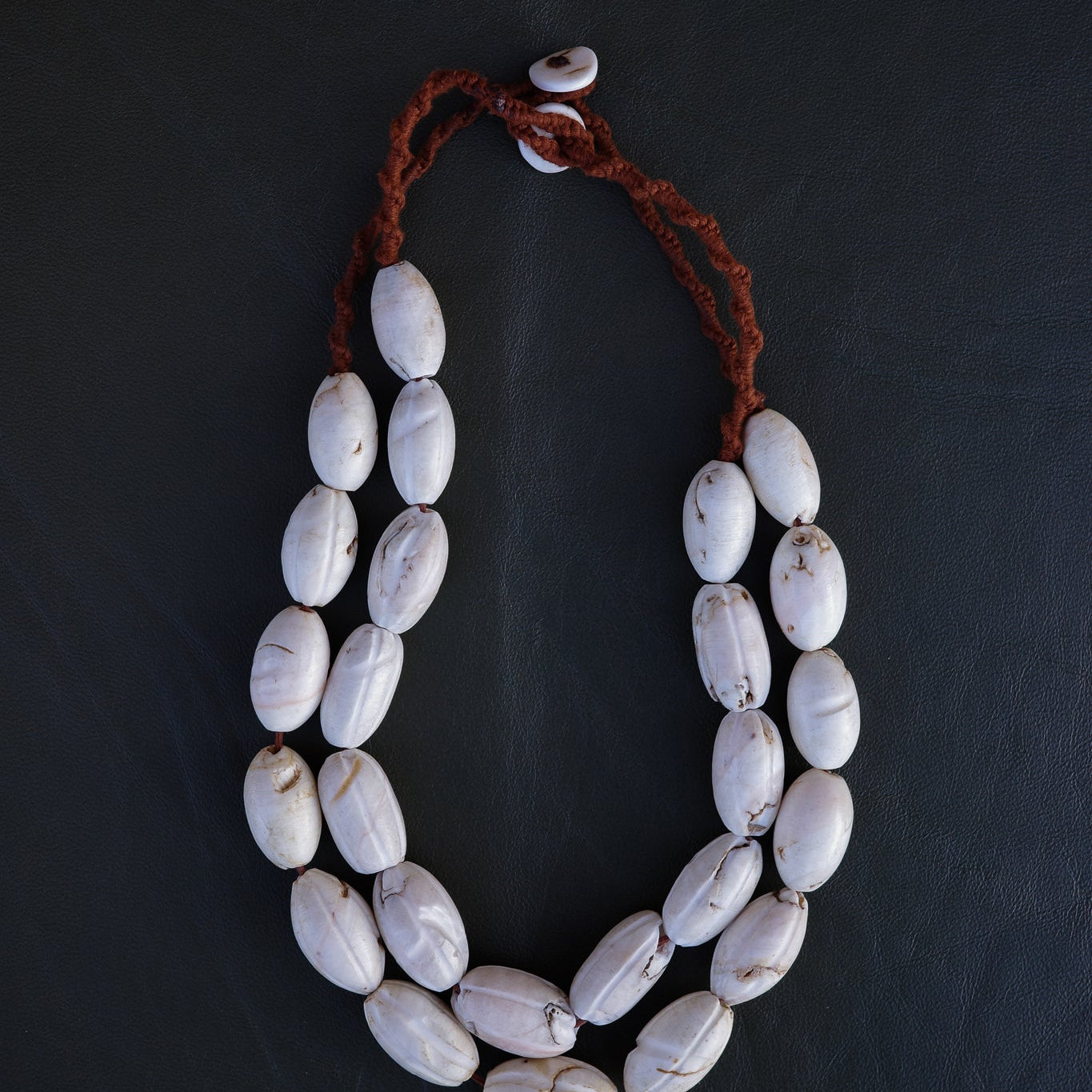 Handmade shell necklace from the Philippines