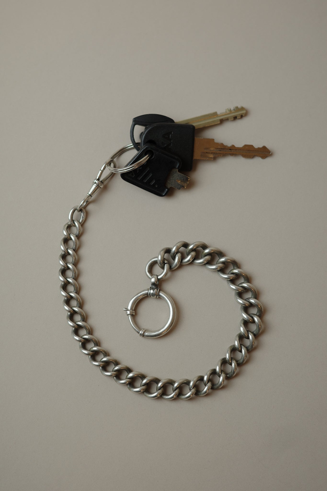 Vintage Pocket-Watch Chain (Repurposed Key Chain)