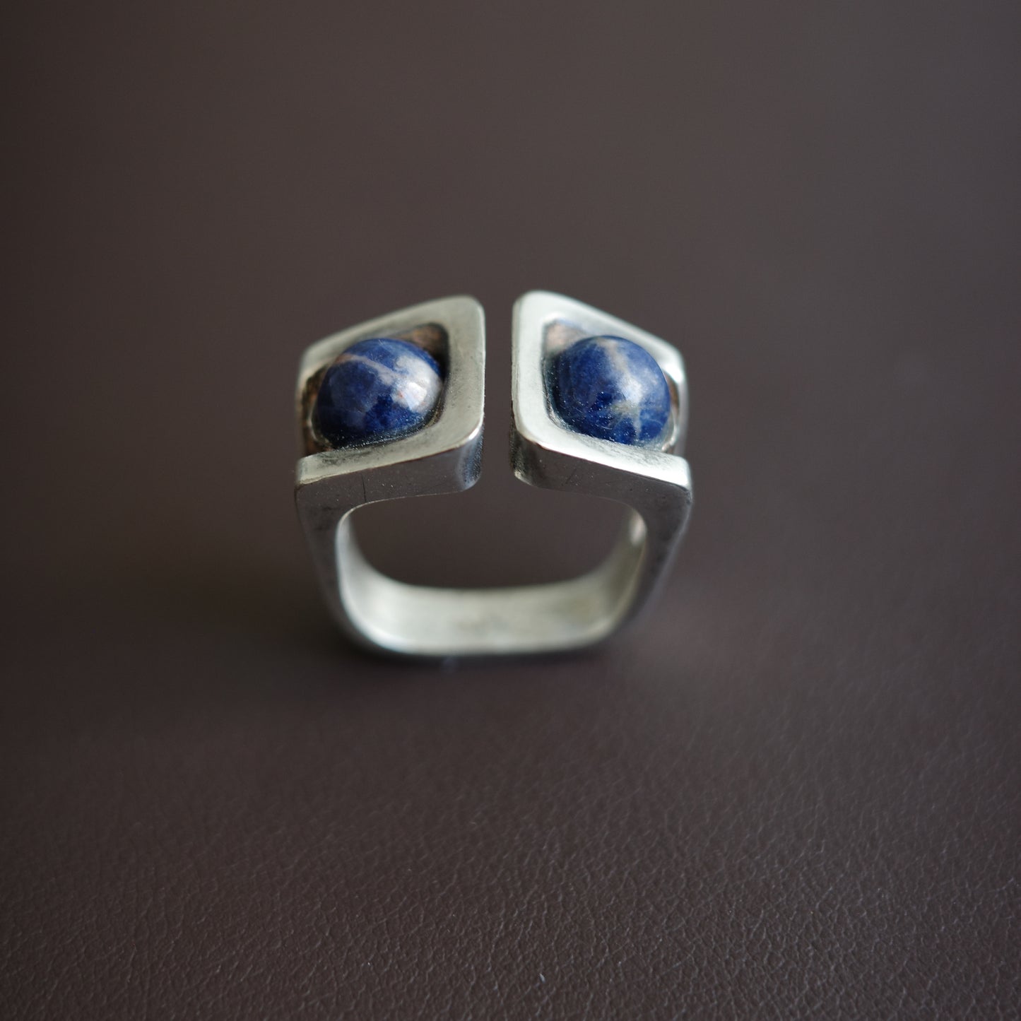 Danish Lapis Lazuli sculptural ring