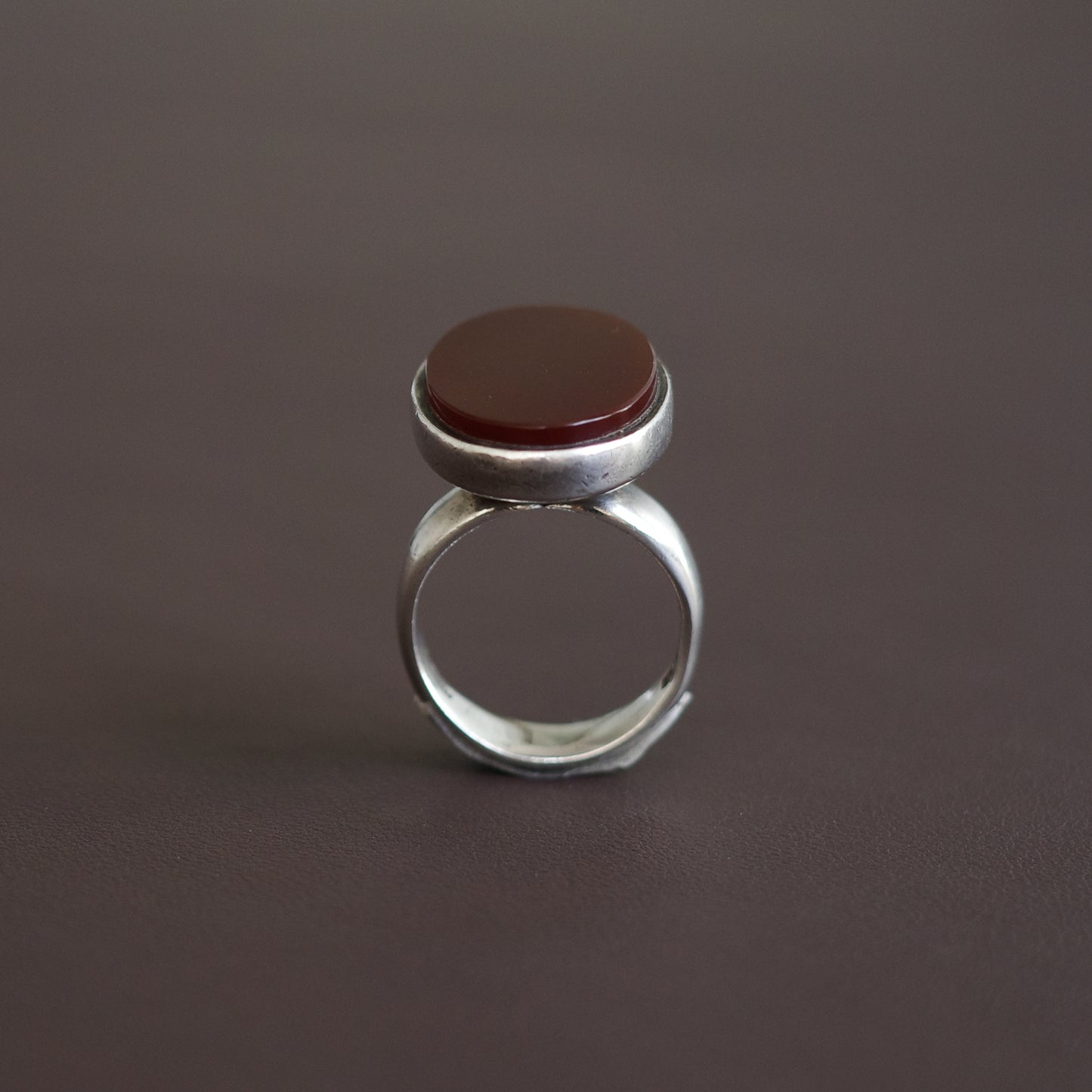 S'Paliu Oval Carnelian ring