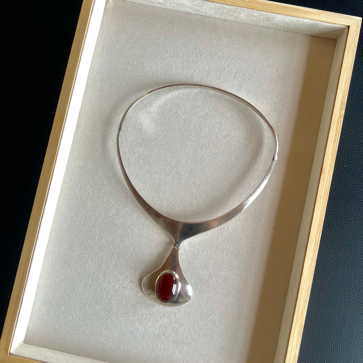 Mid-Century sterling collar