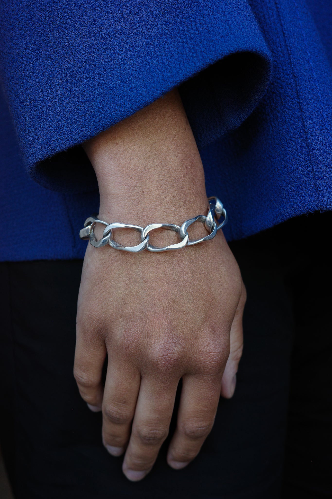 Handmade curb link bracelet