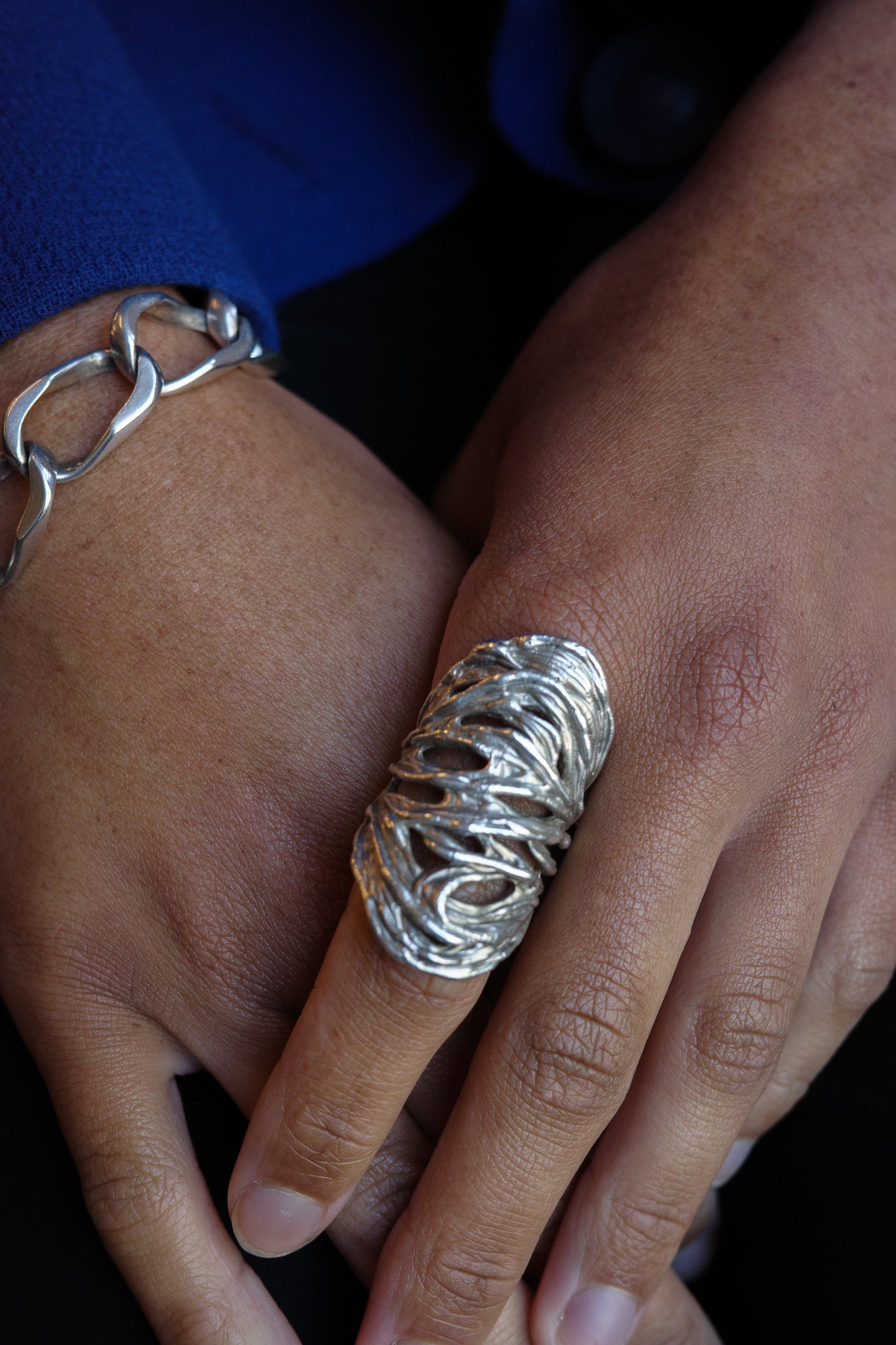 Brutalist nest ring