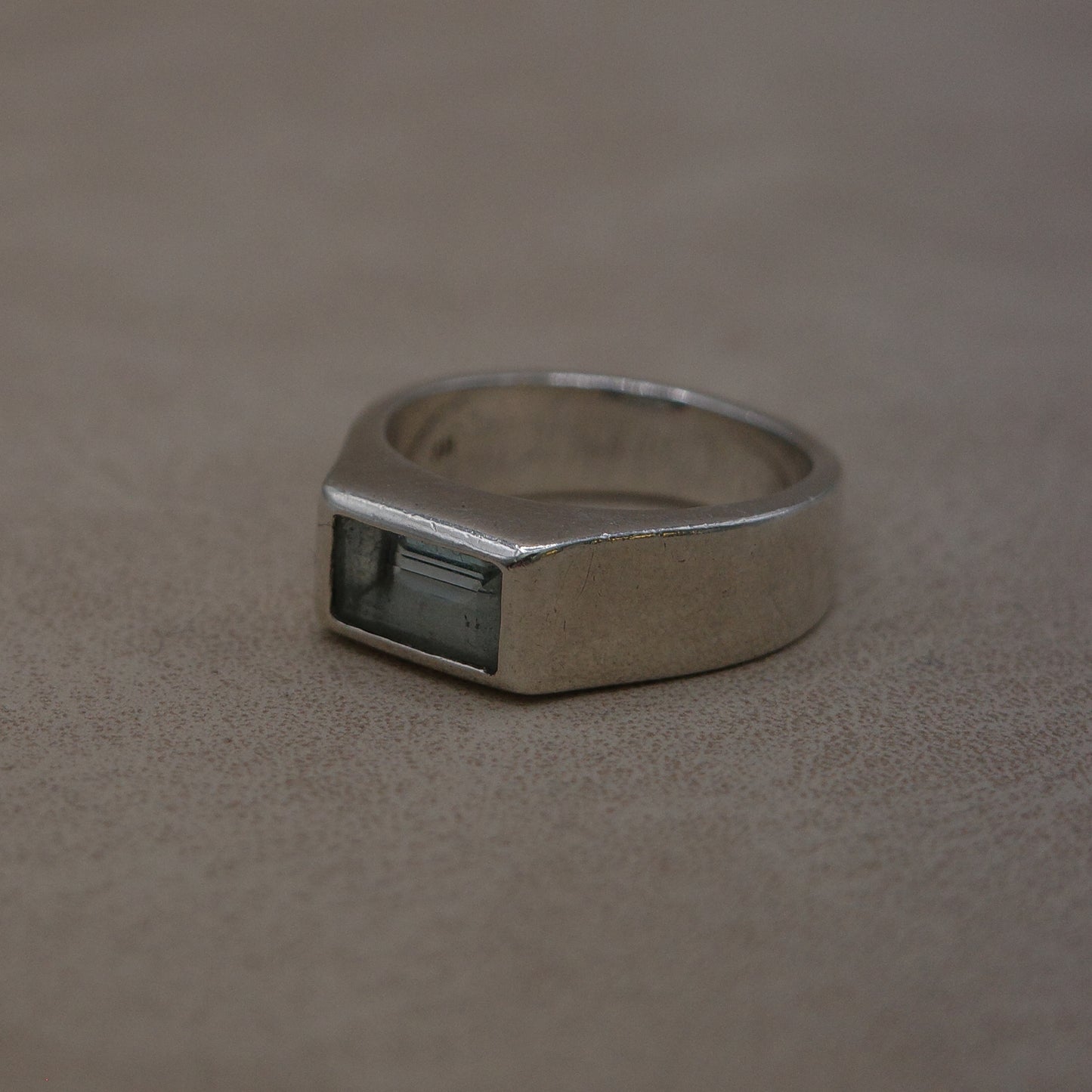 small timeless Euclase ring
