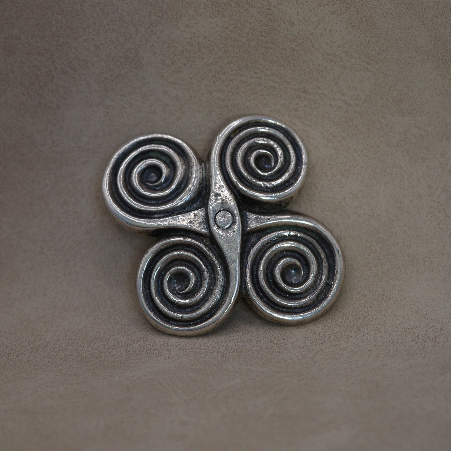 handcrafted sun brooche