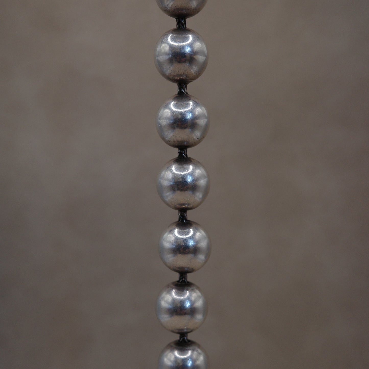 Timeless solid sterling ball neck piece