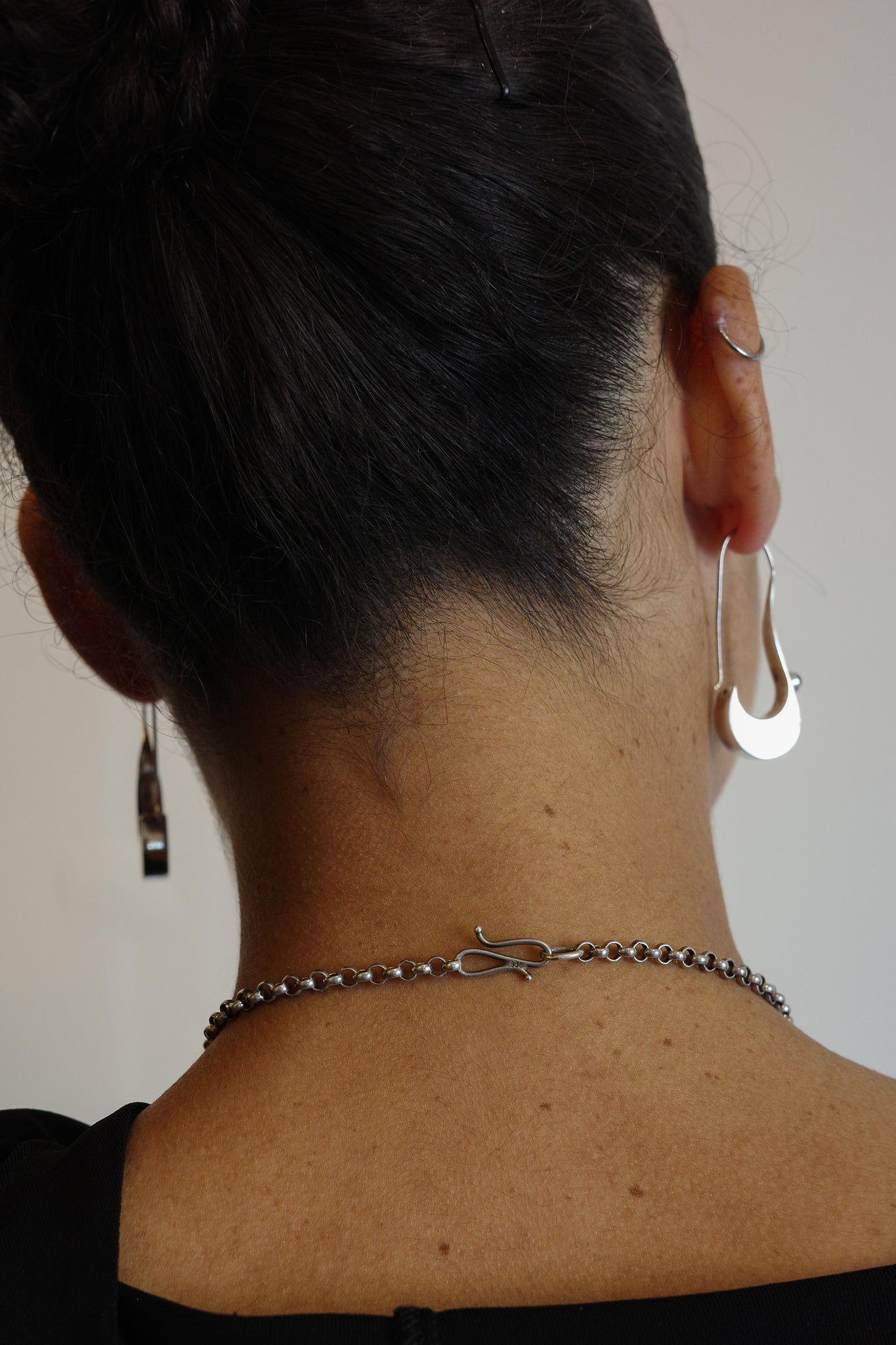 Abstract peridot necklace