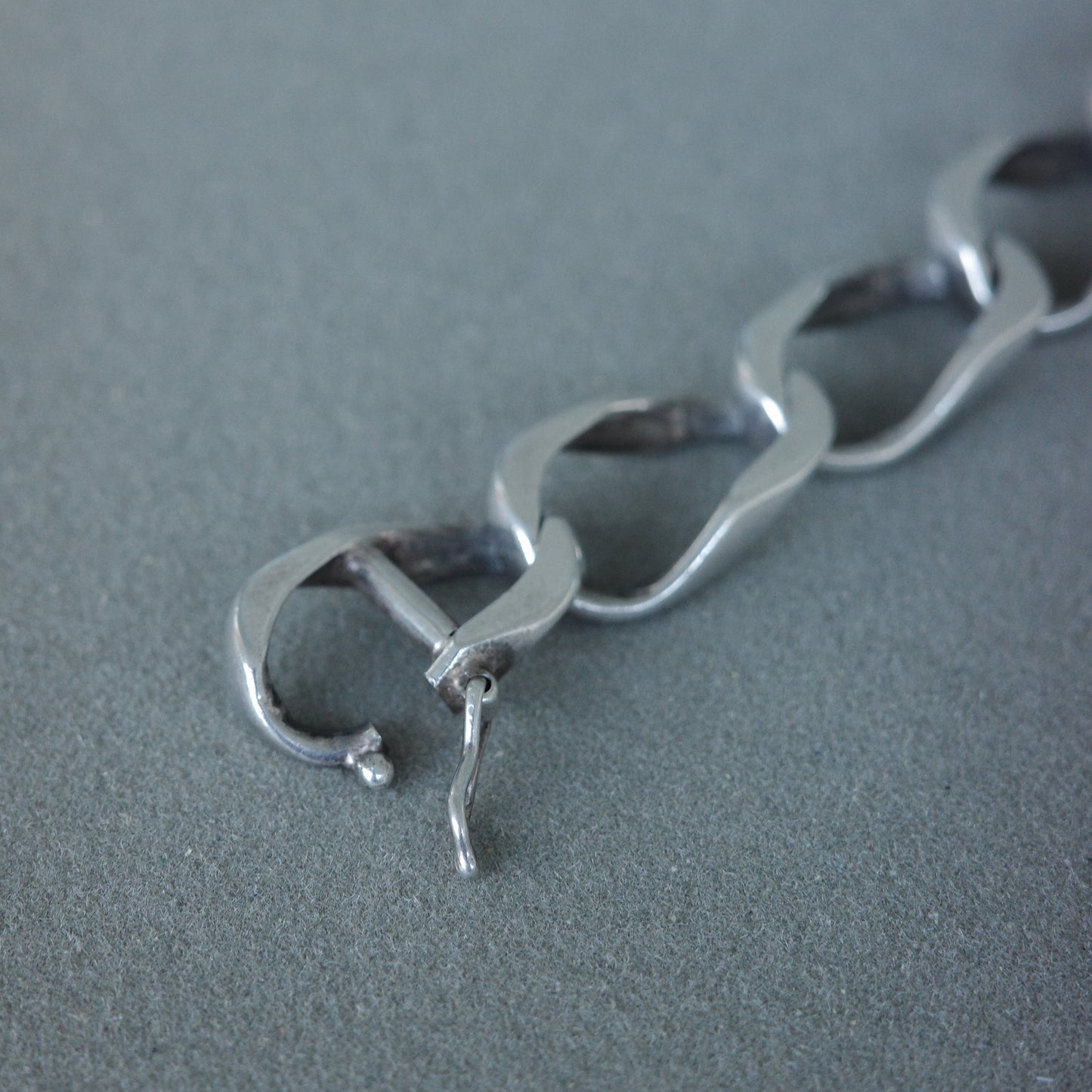 Handmade curb link bracelet