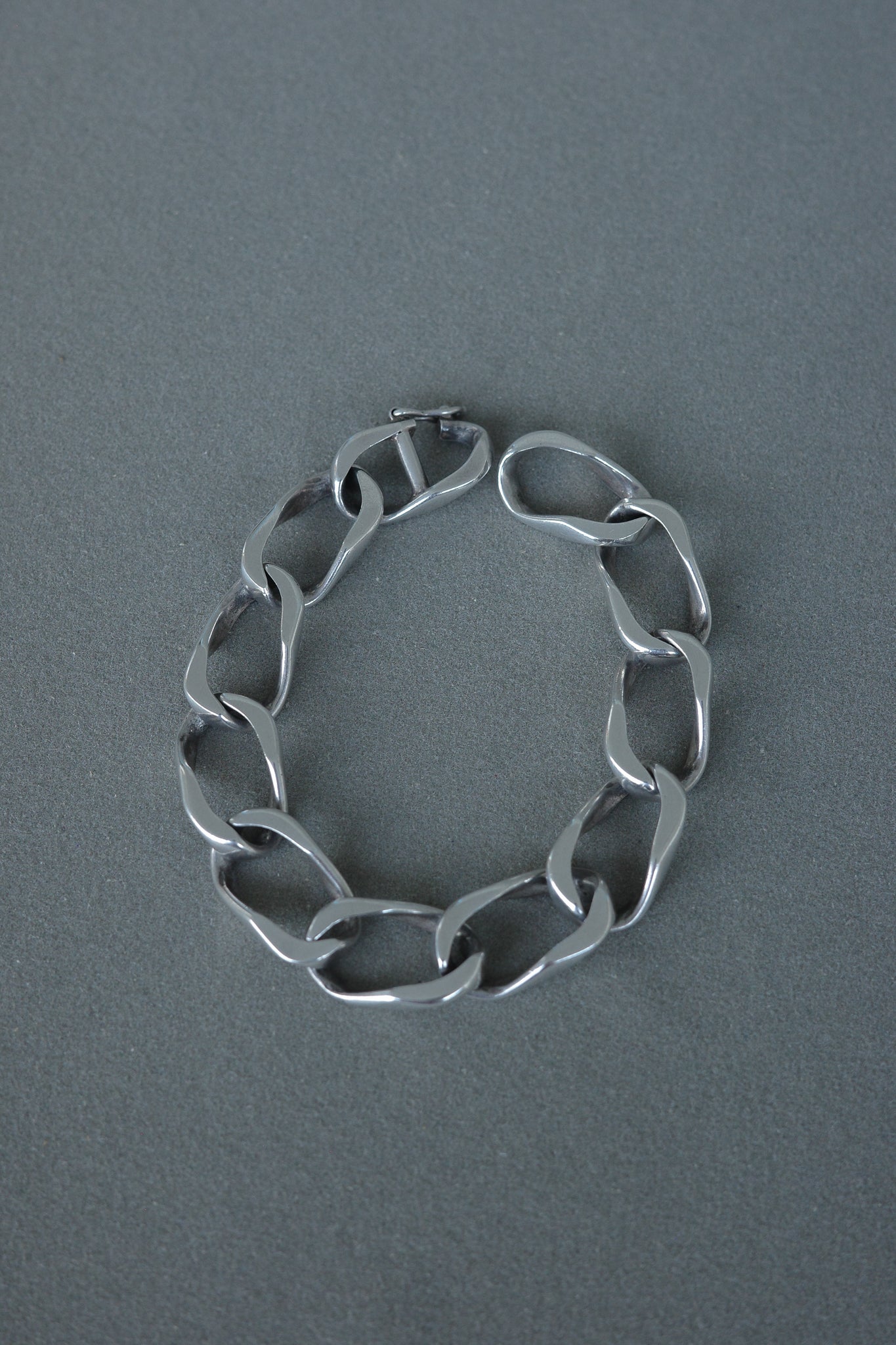 Handmade curb link bracelet