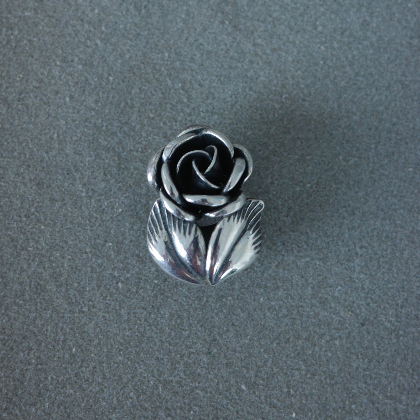 Mid-century flower ear clips