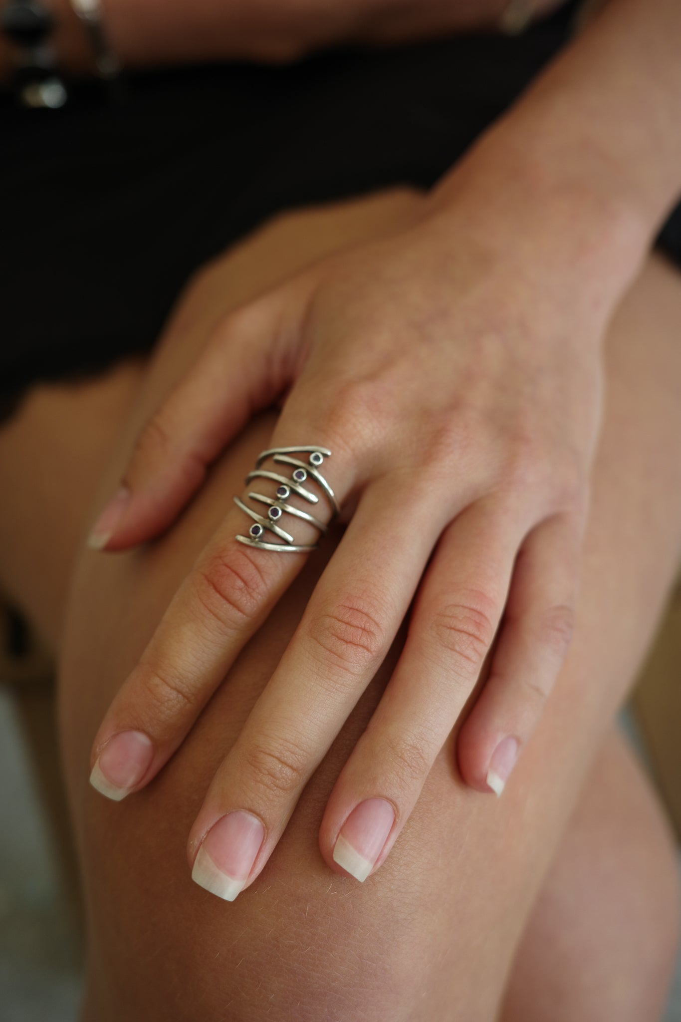 Amethyst Wrap Ring