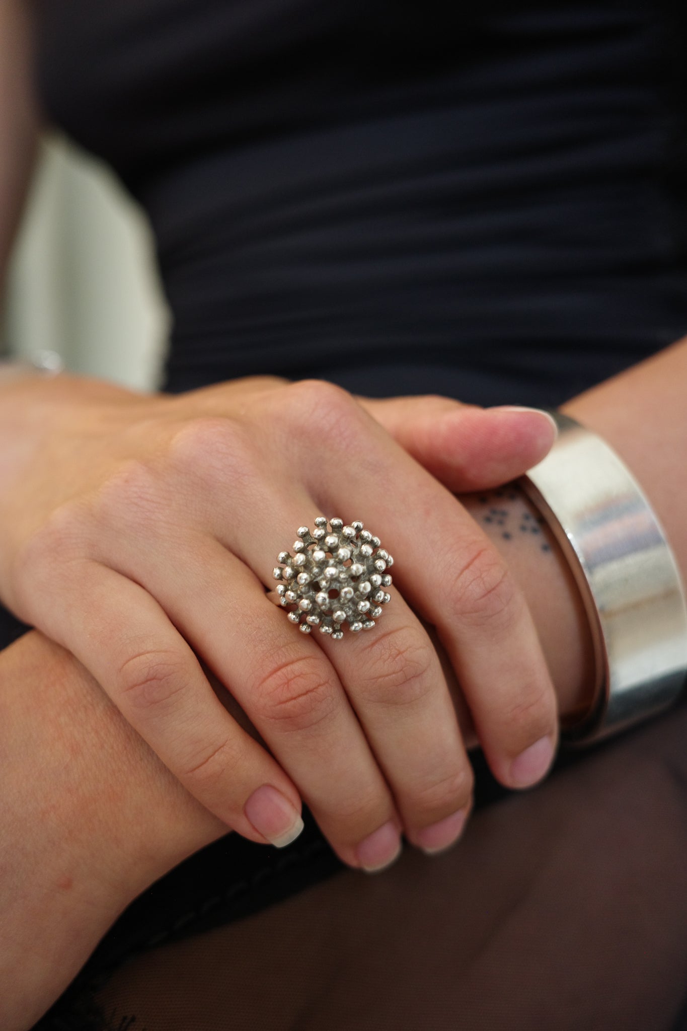 Sculptural Brutalist Ring