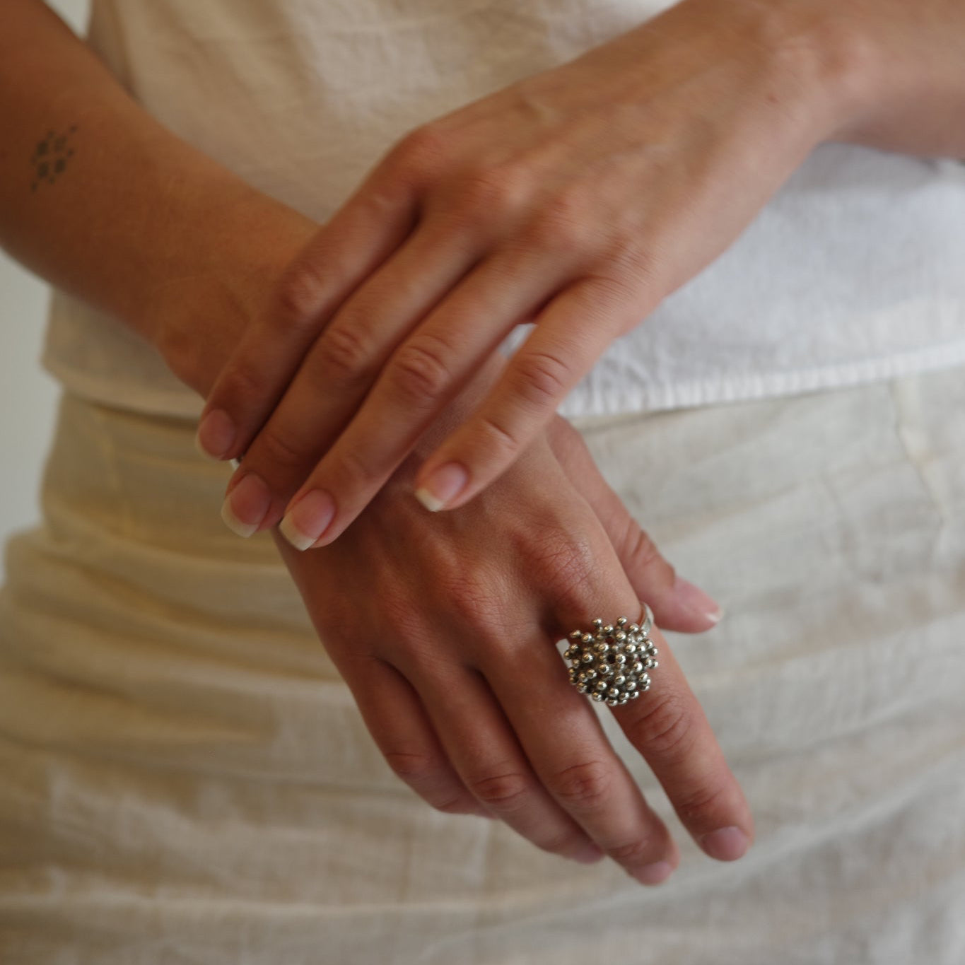 Sculptural Brutalist Ring