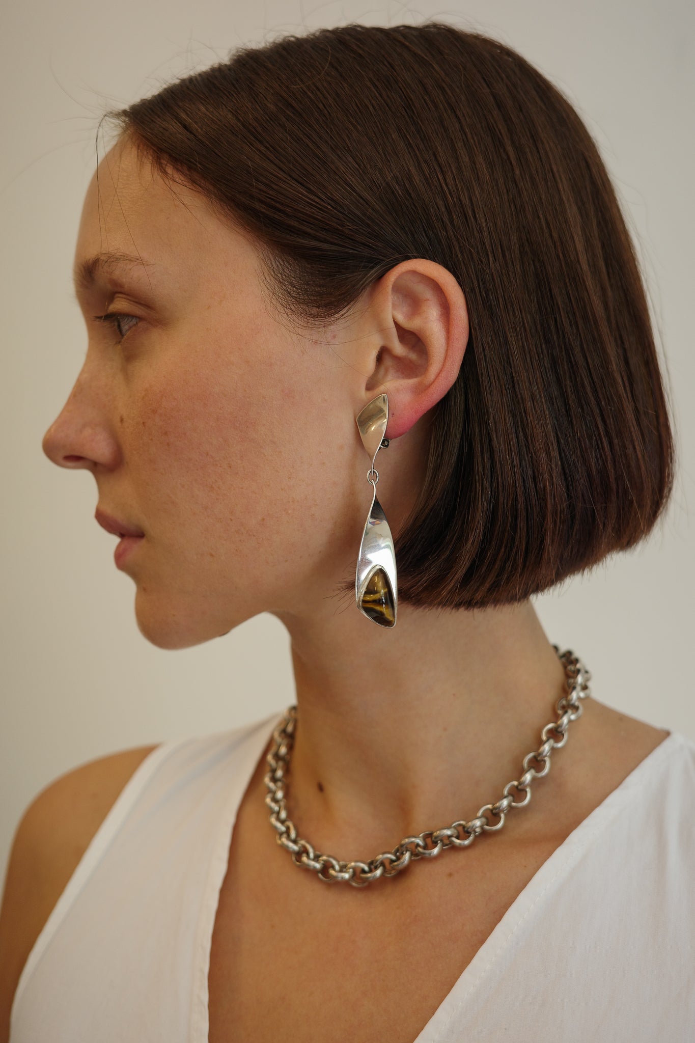 Tigereye Drop Earrings