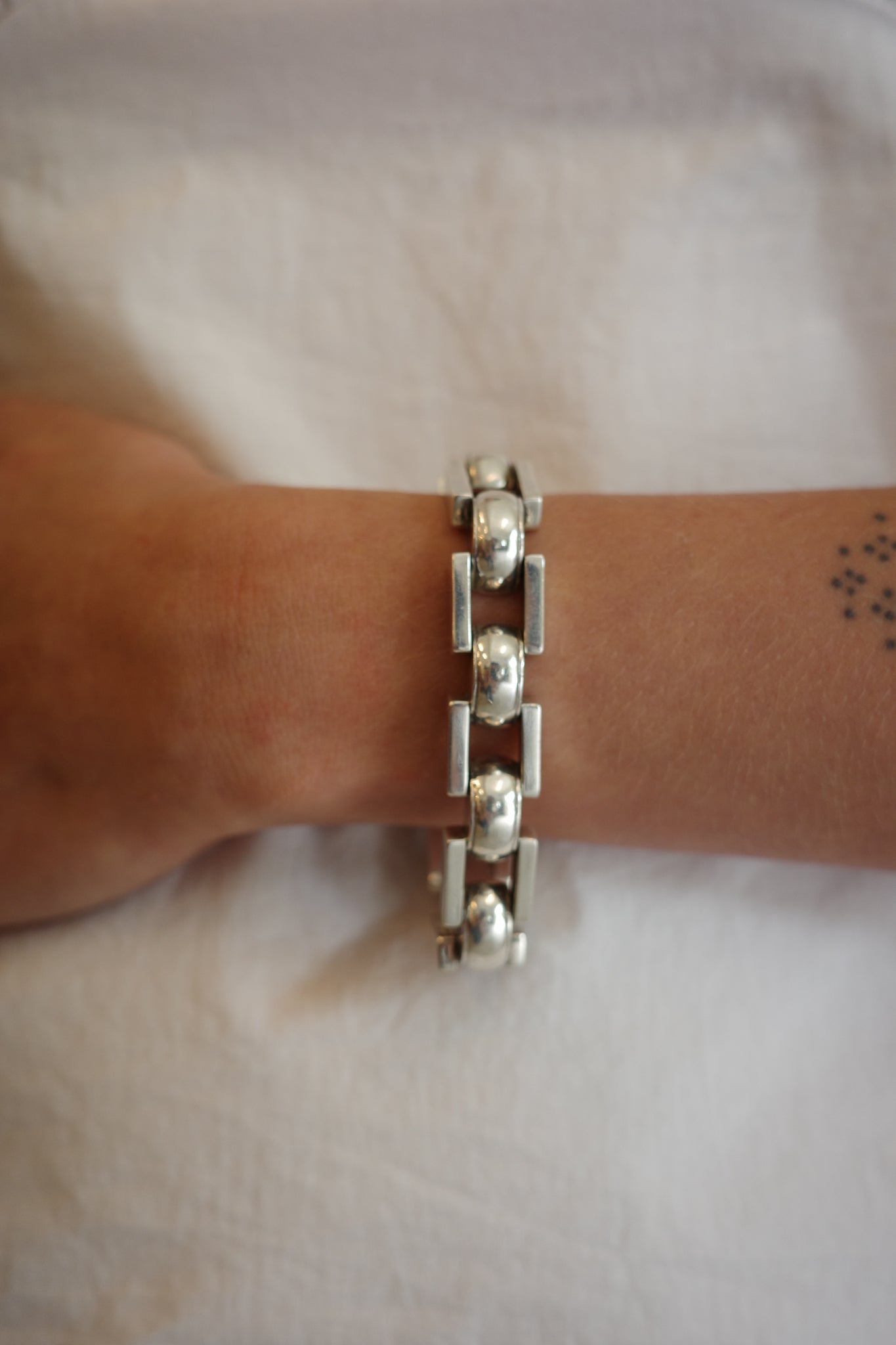 Geometric Heavy Weight Bracelet
