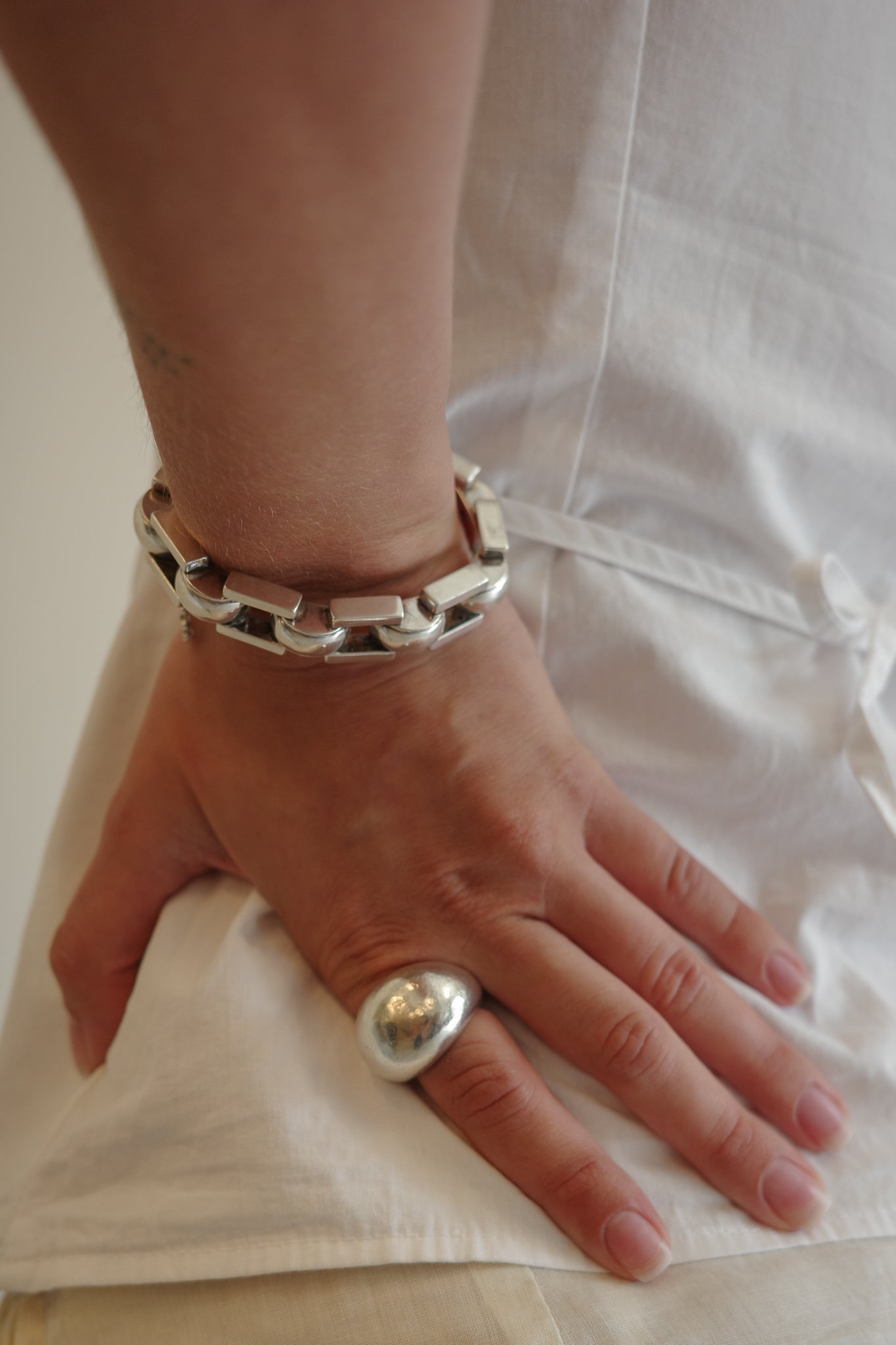Geometric Heavy Weight Bracelet