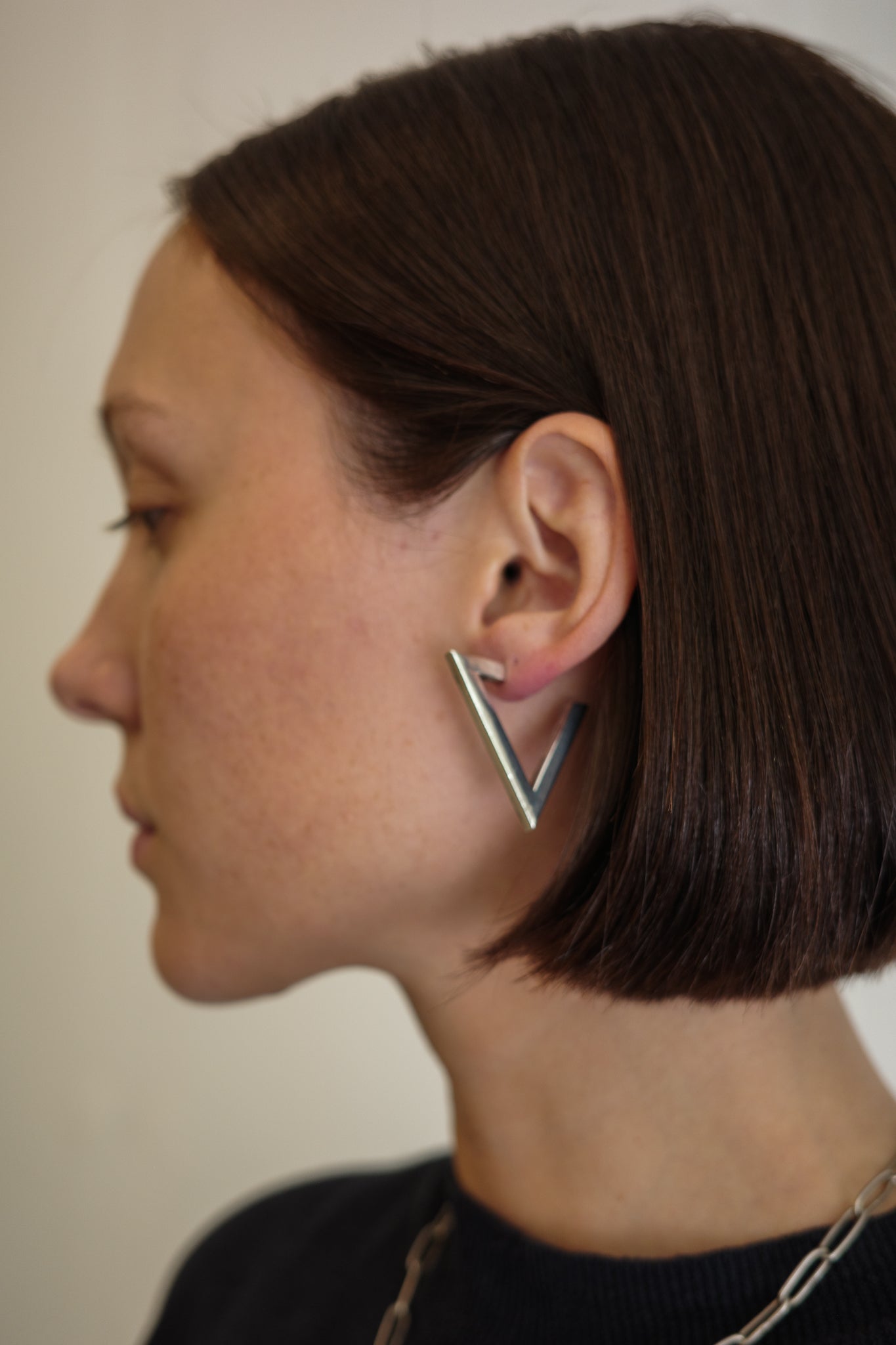 Triangle Sterling Earrings