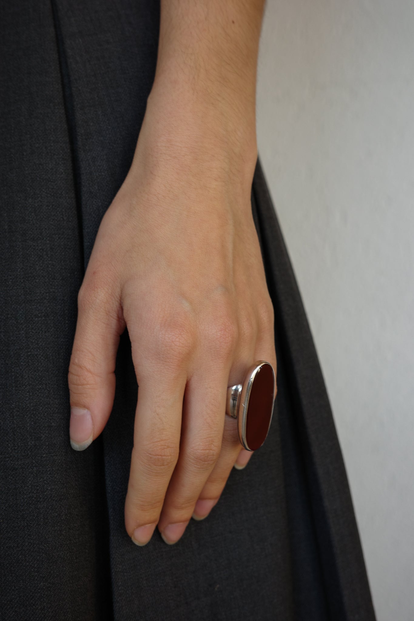 Carnelian 1960s ring
