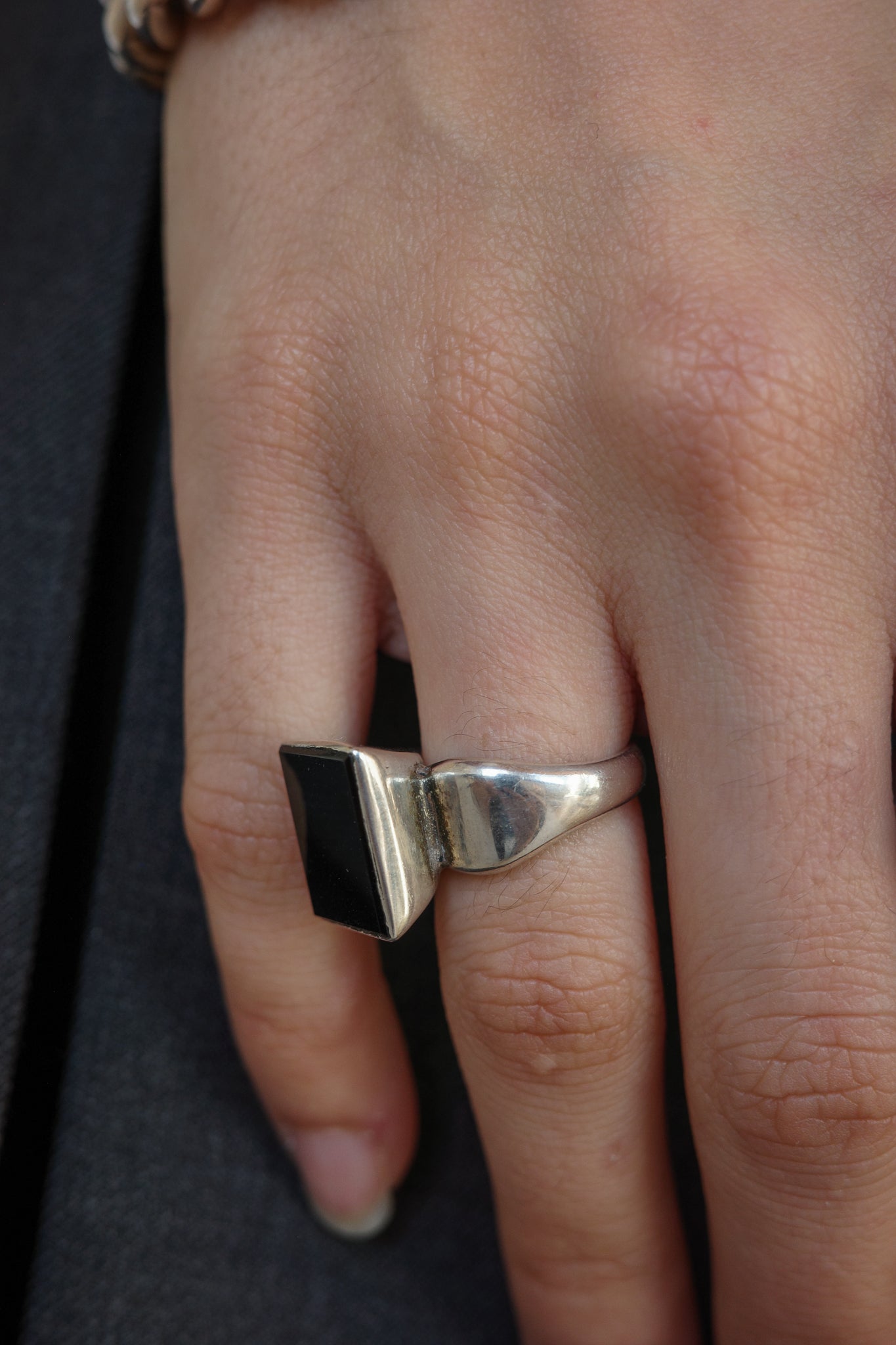 Sculputral 1960s ring
