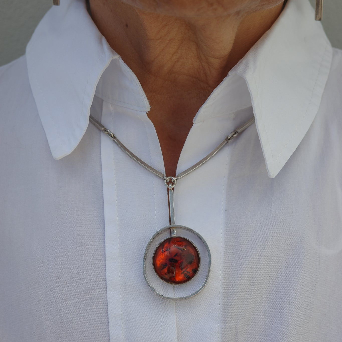 N.E From amber necklace