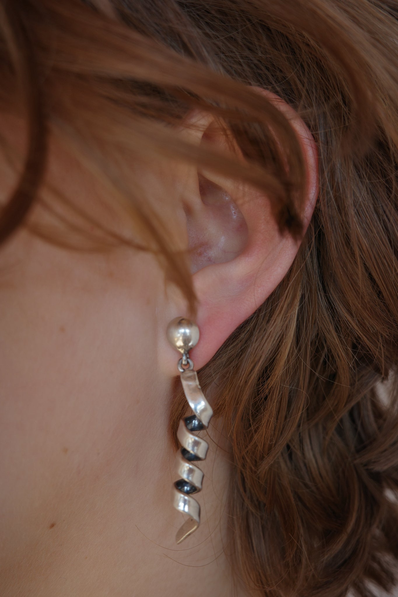 Spiral Mid Century Earrings