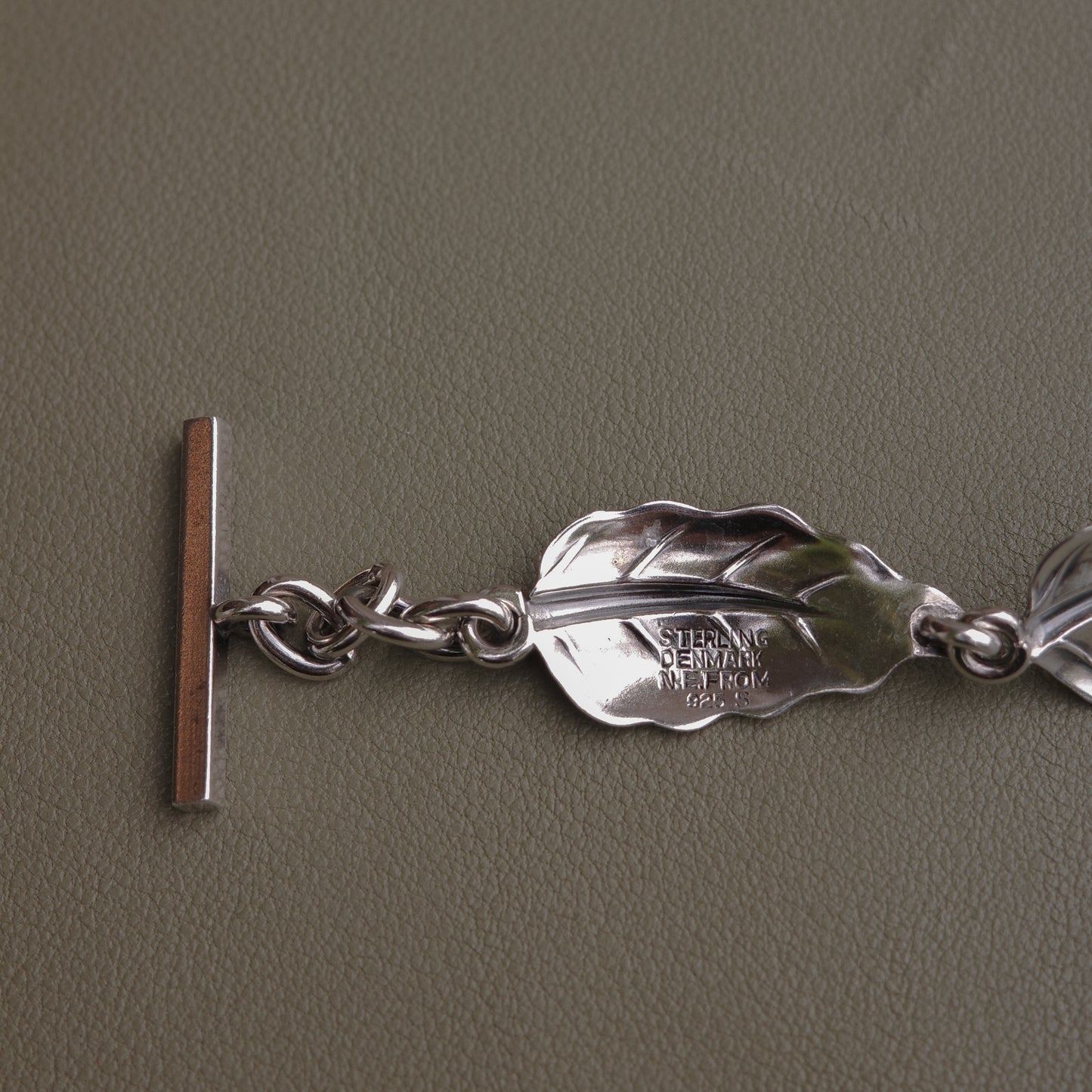 Mid-Century Leaf necklace By Niels Erik From