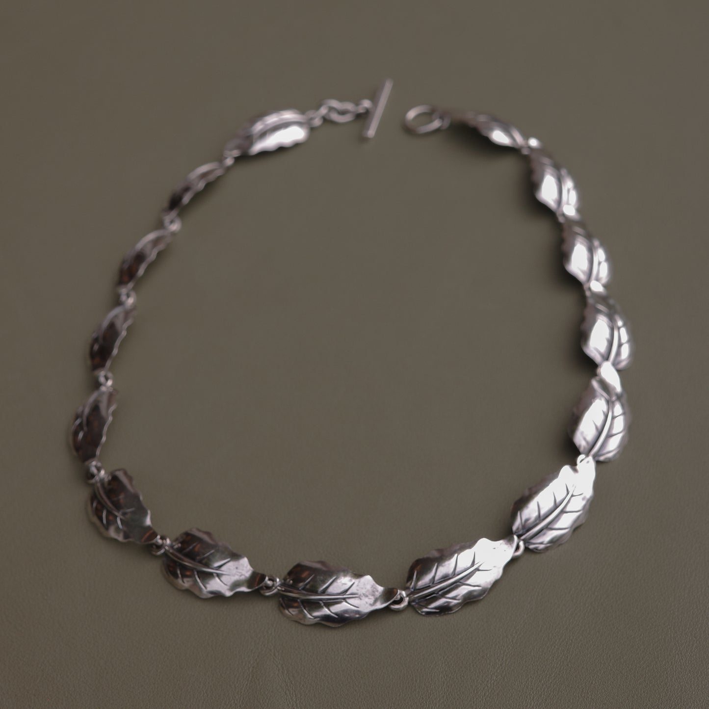 Mid-Century Leaf necklace By Niels Erik From