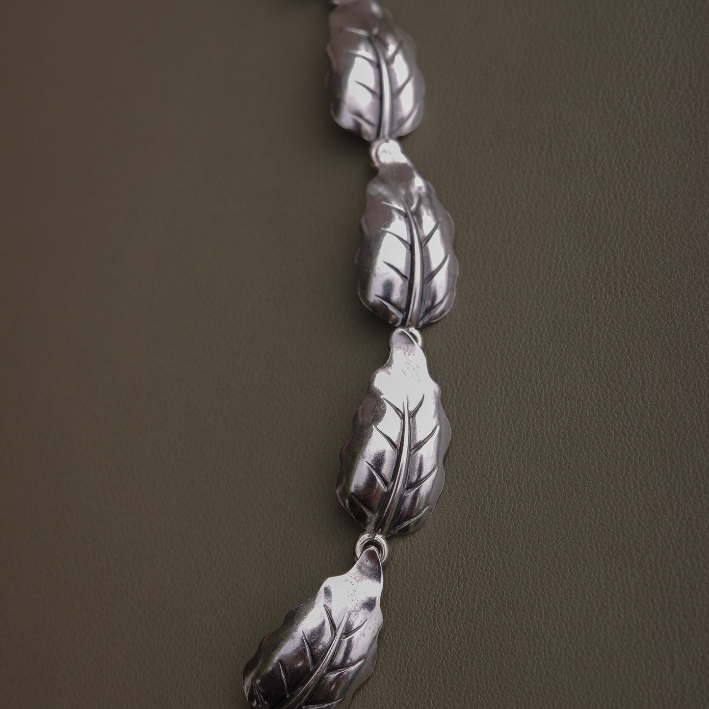 Mid-Century Leaf necklace By Niels Erik From