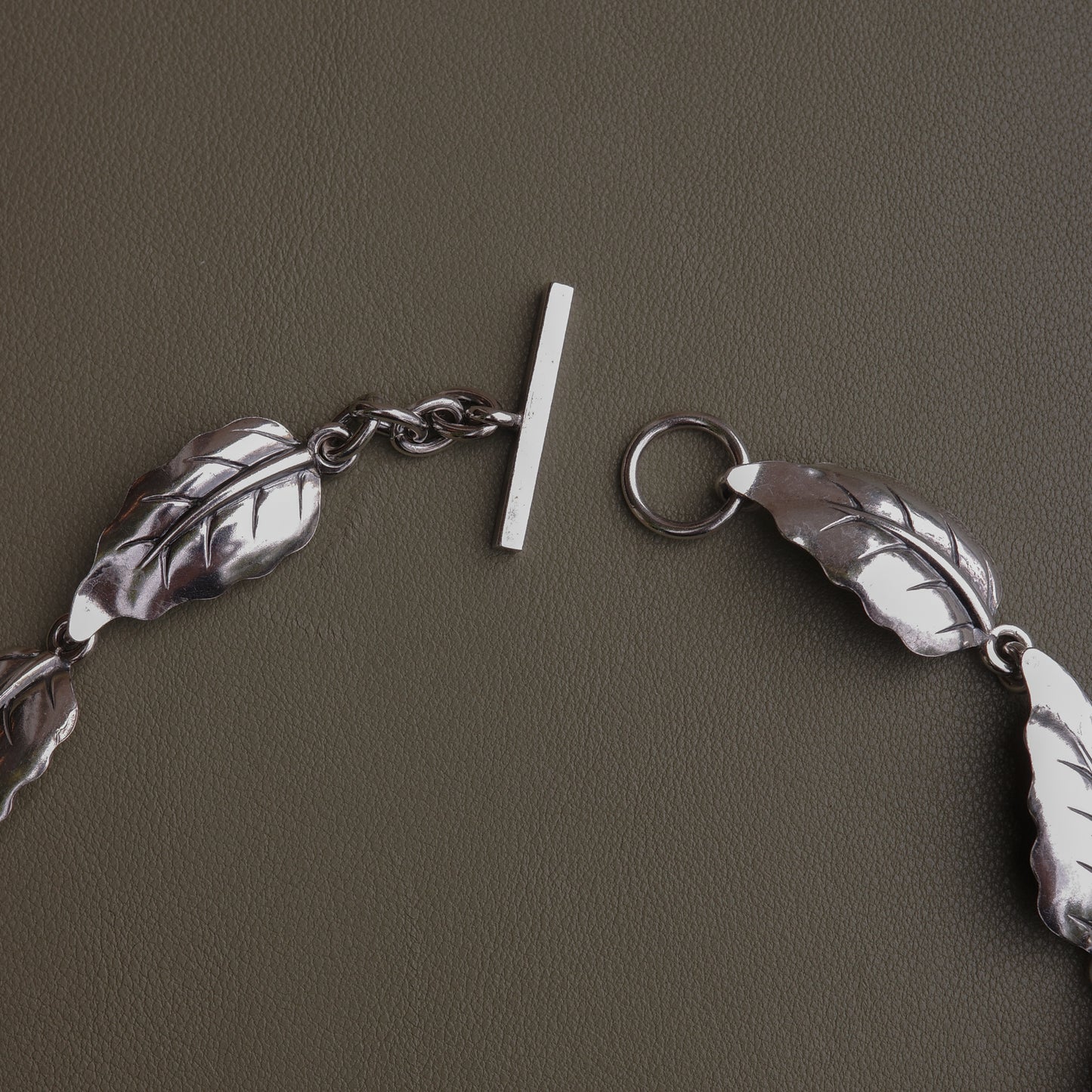 Mid-Century Leaf necklace By Niels Erik From