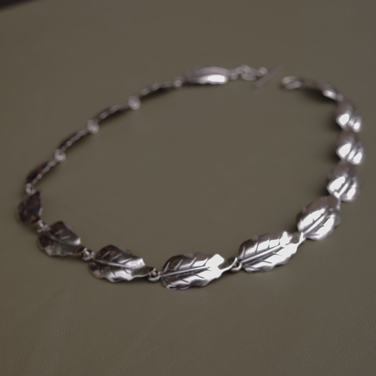 Mid-Century Leaf necklace By Niels Erik From