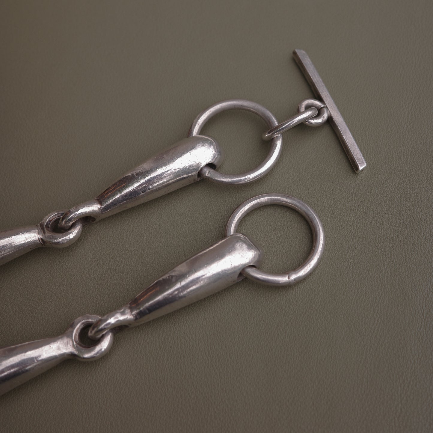 Solid Horse Bit Link Bracelet