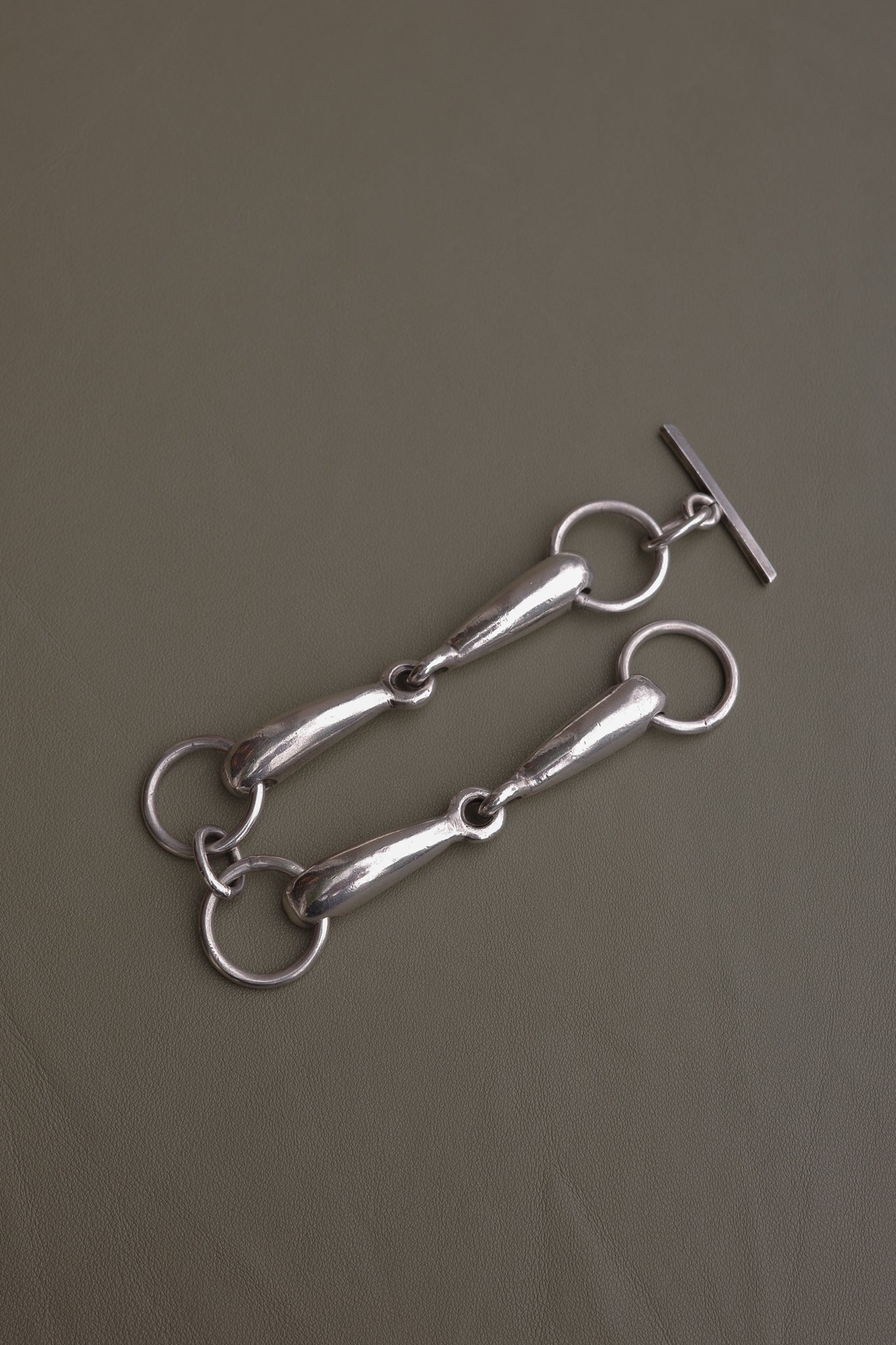 Solid Horse Bit Link Bracelet