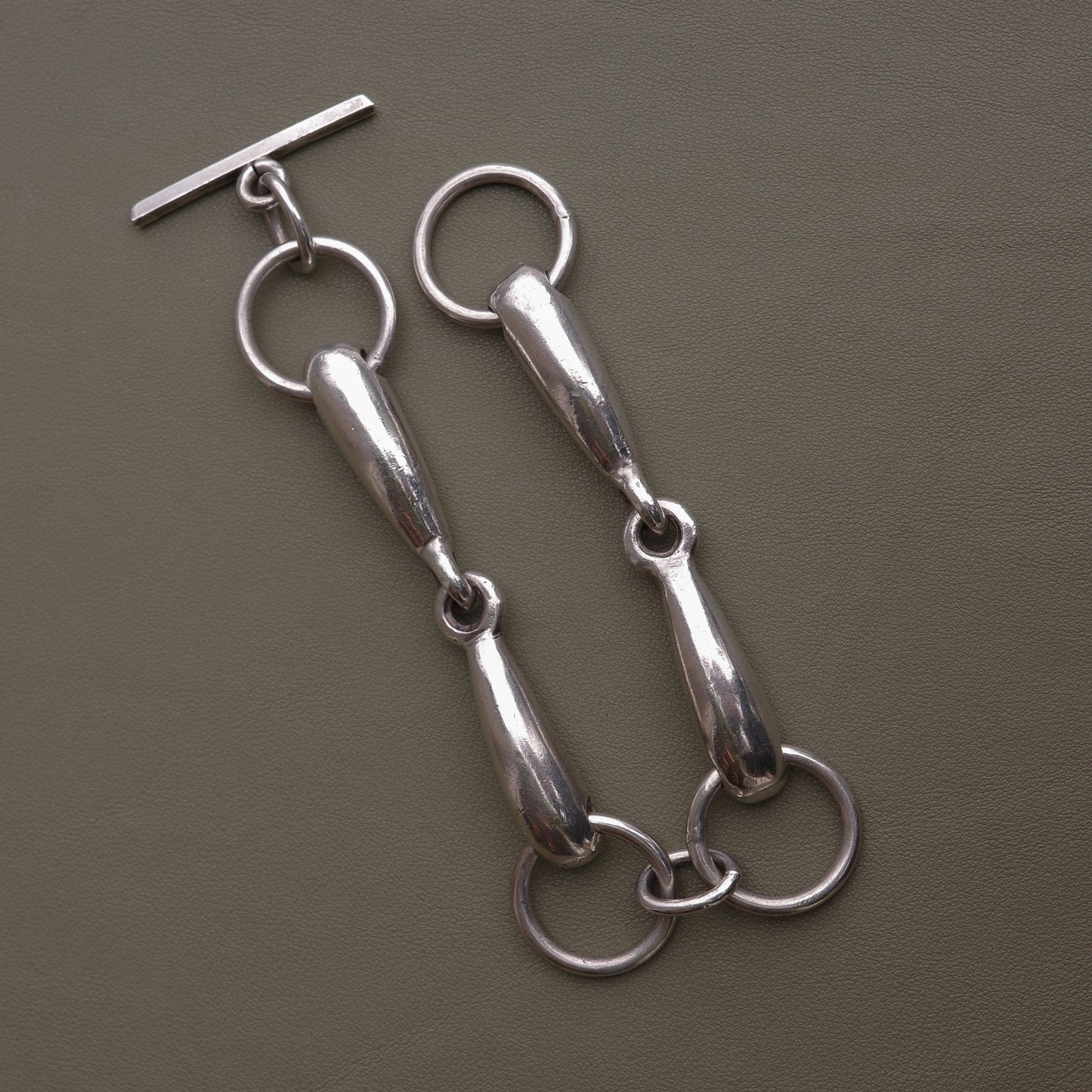 Solid Horse Bit Link Bracelet