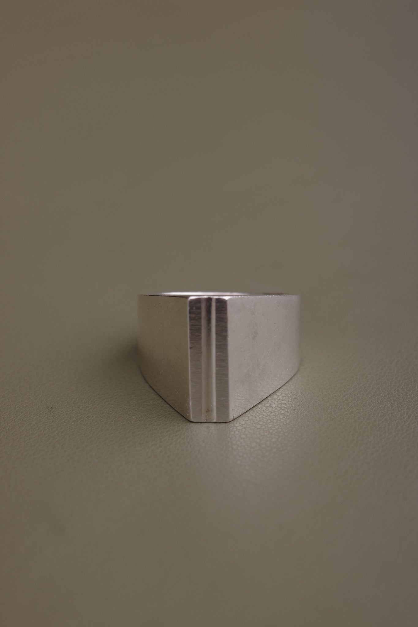 Danish Triangular Silver Ring
