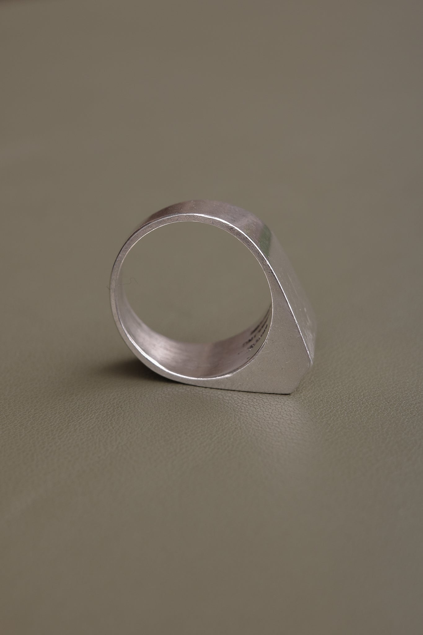 Danish Triangular Silver Ring