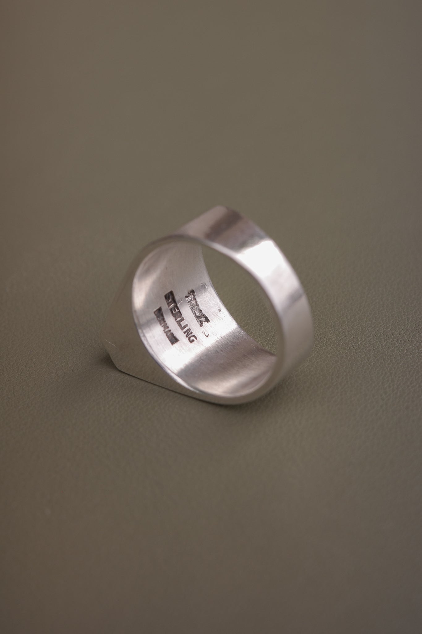 Danish Triangular Silver Ring