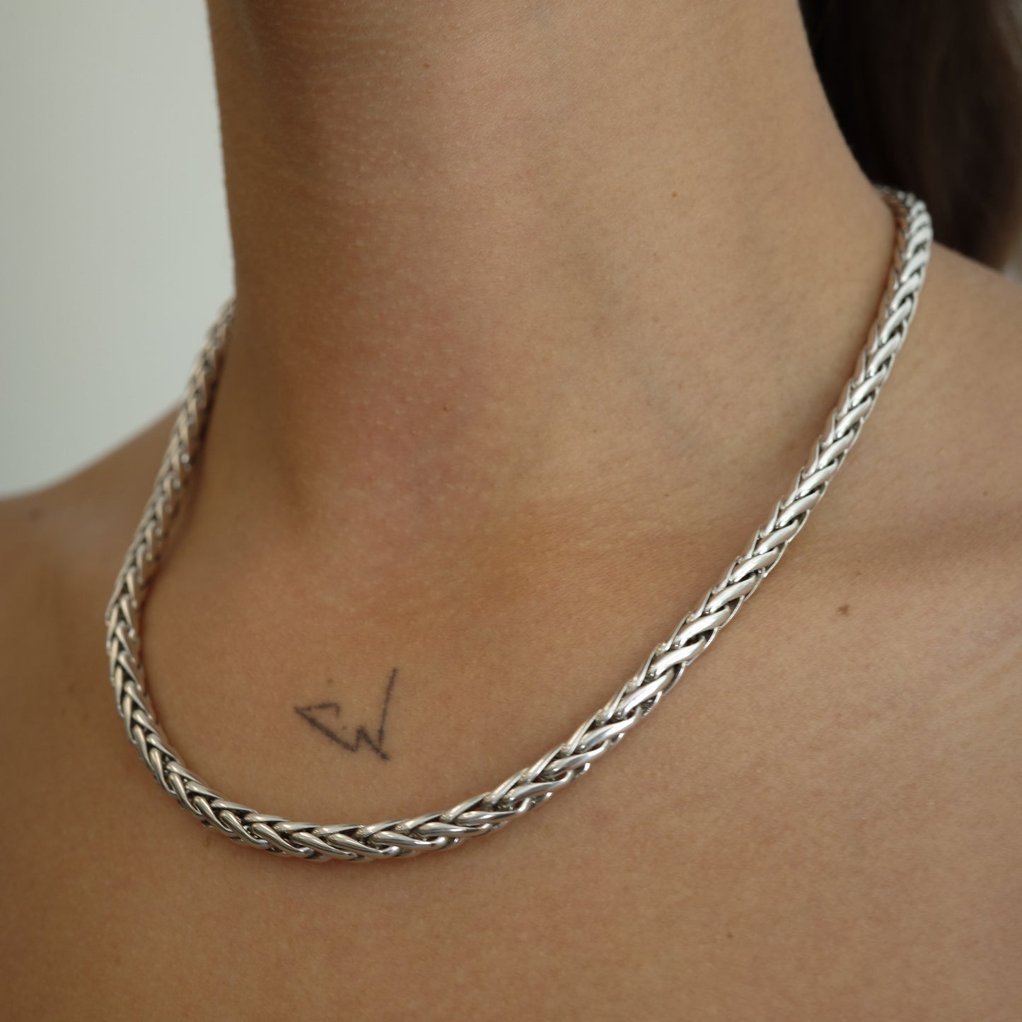 Spiga Link Antique Necklace