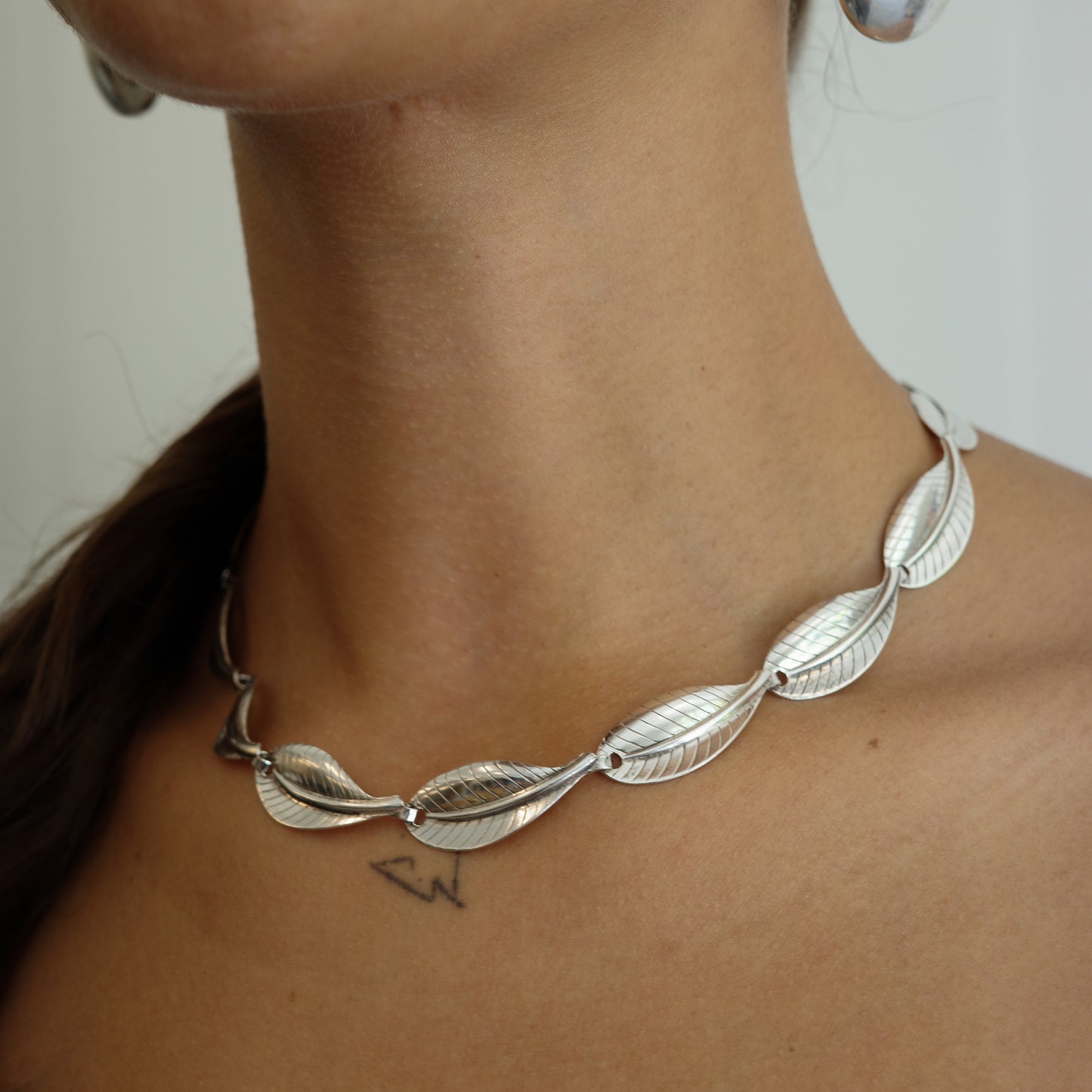 Herman Siersbøl 1960's Leaf Necklace
