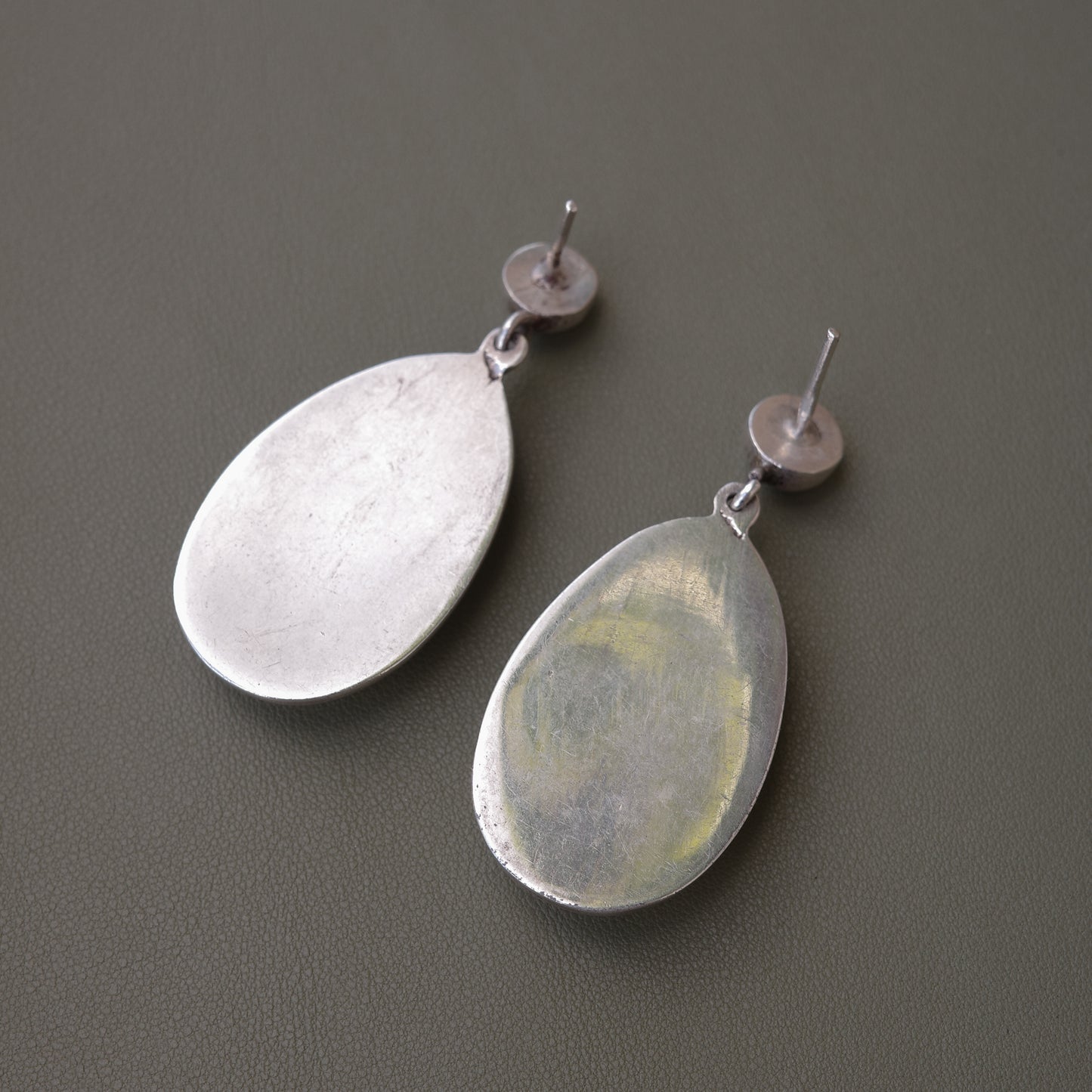 Oval Sterling Earrings