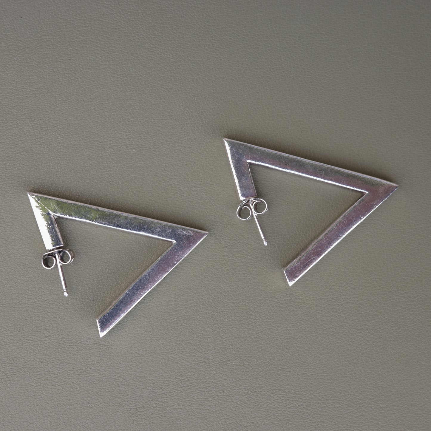 Triangle Sterling Earrings