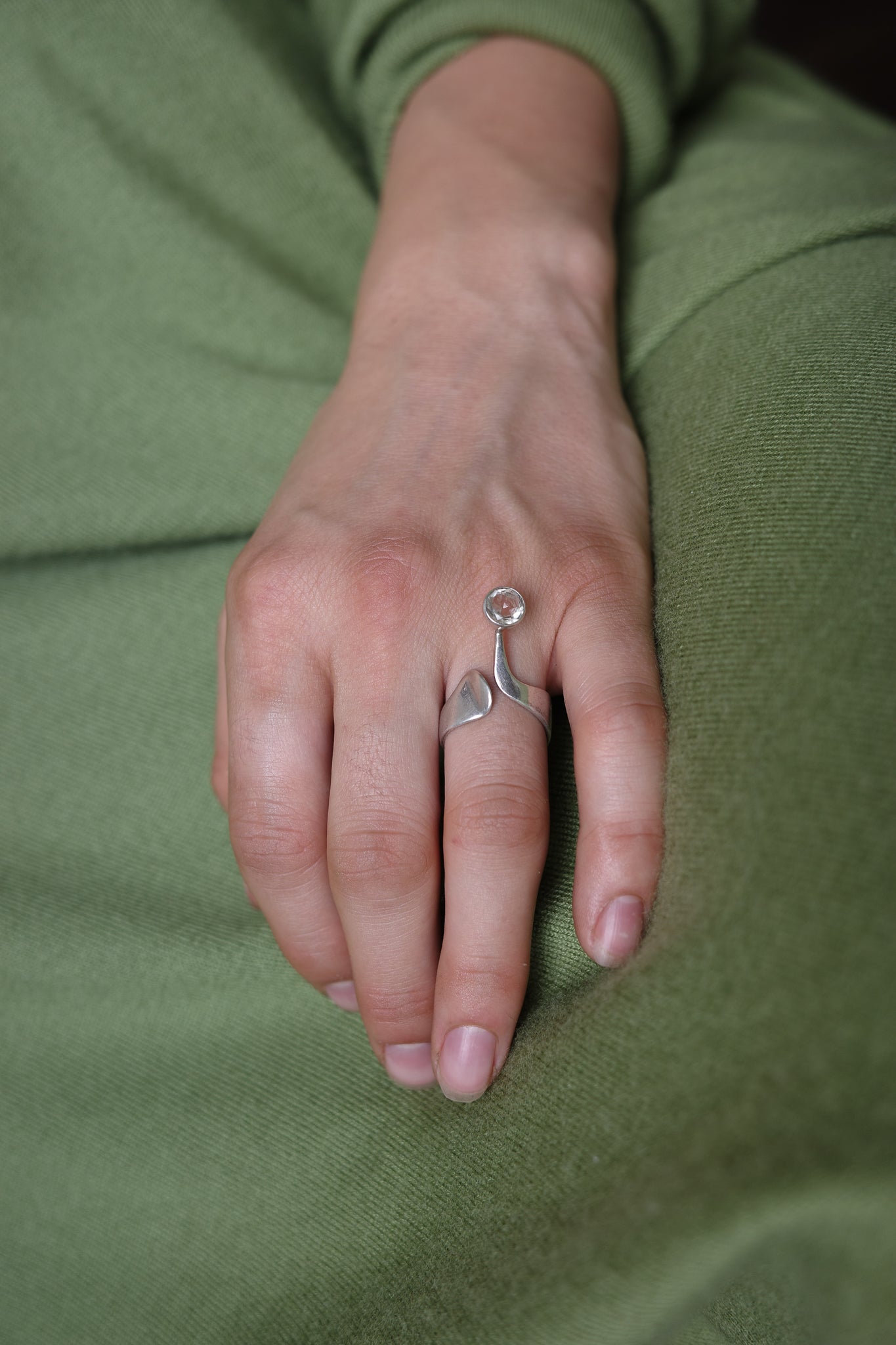 Finnish 1970s sculptural ring