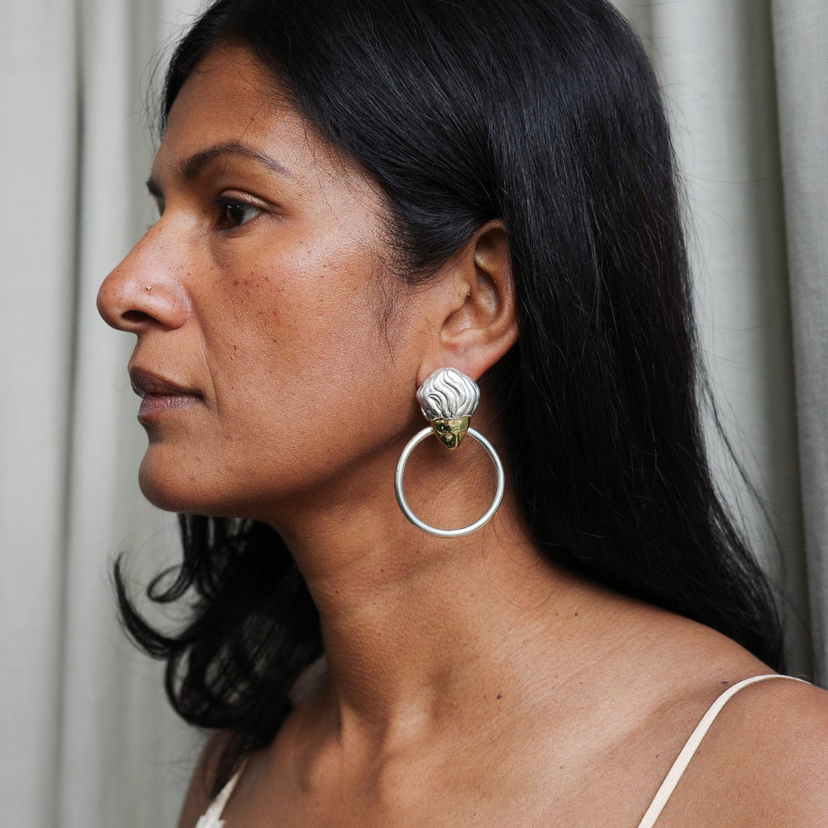 Lady studio-crafted earrings