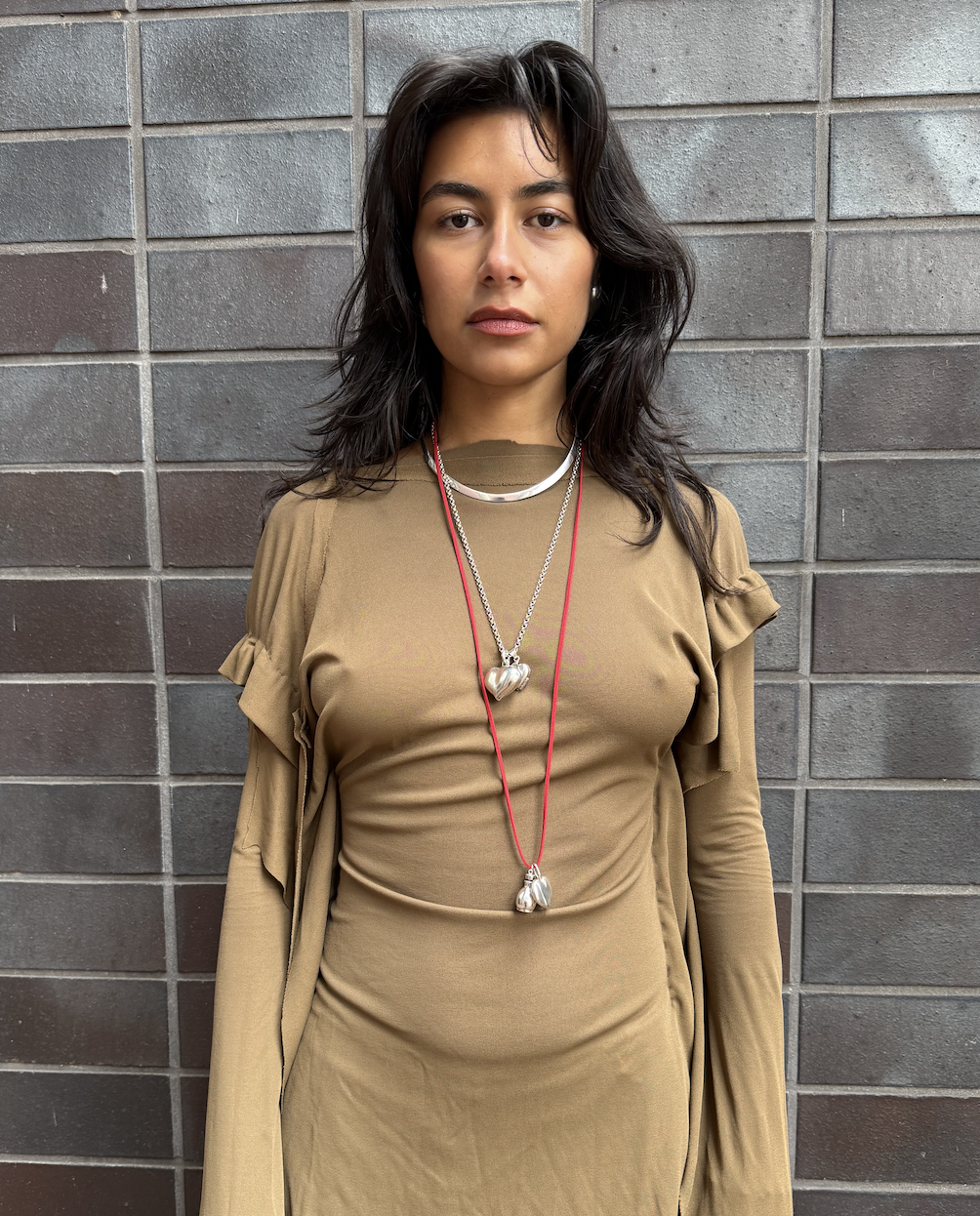 mini chubby heart pendant