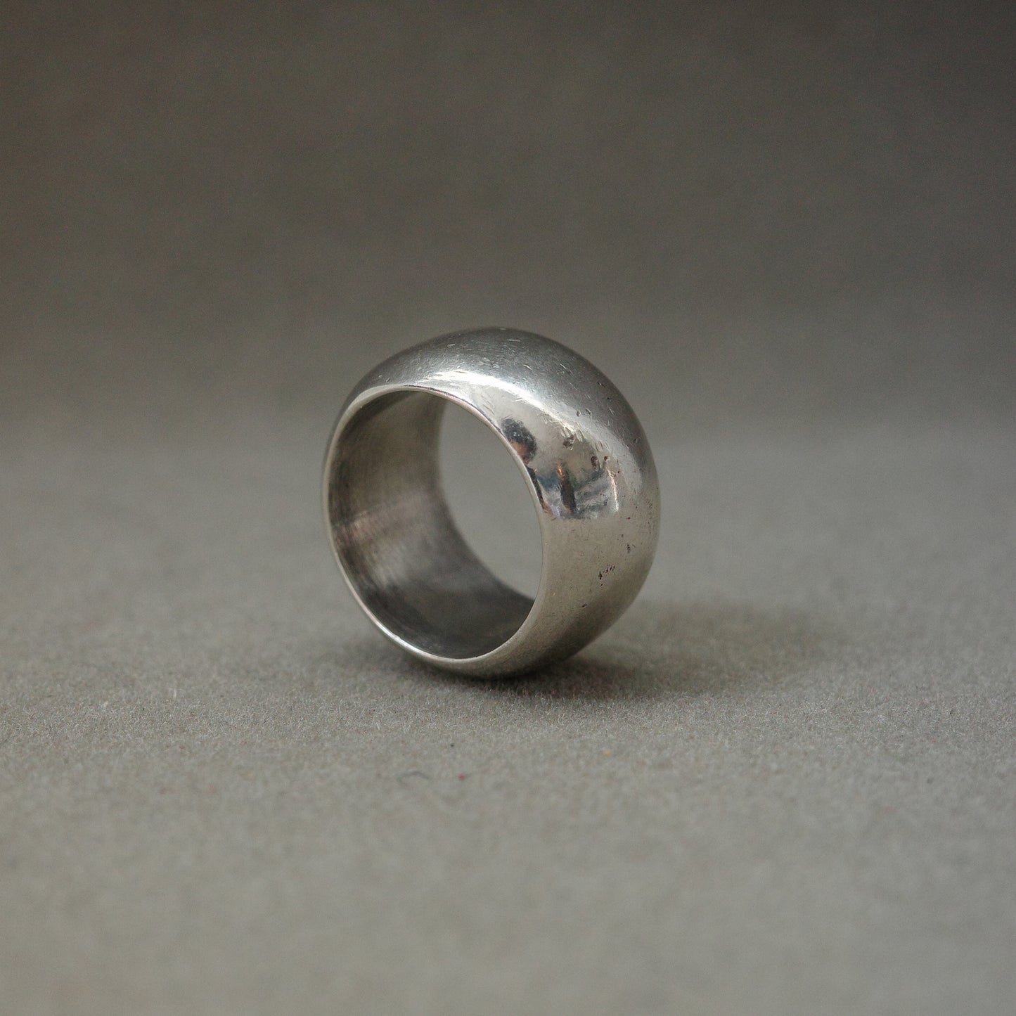 Chunky everyday solid silver rings