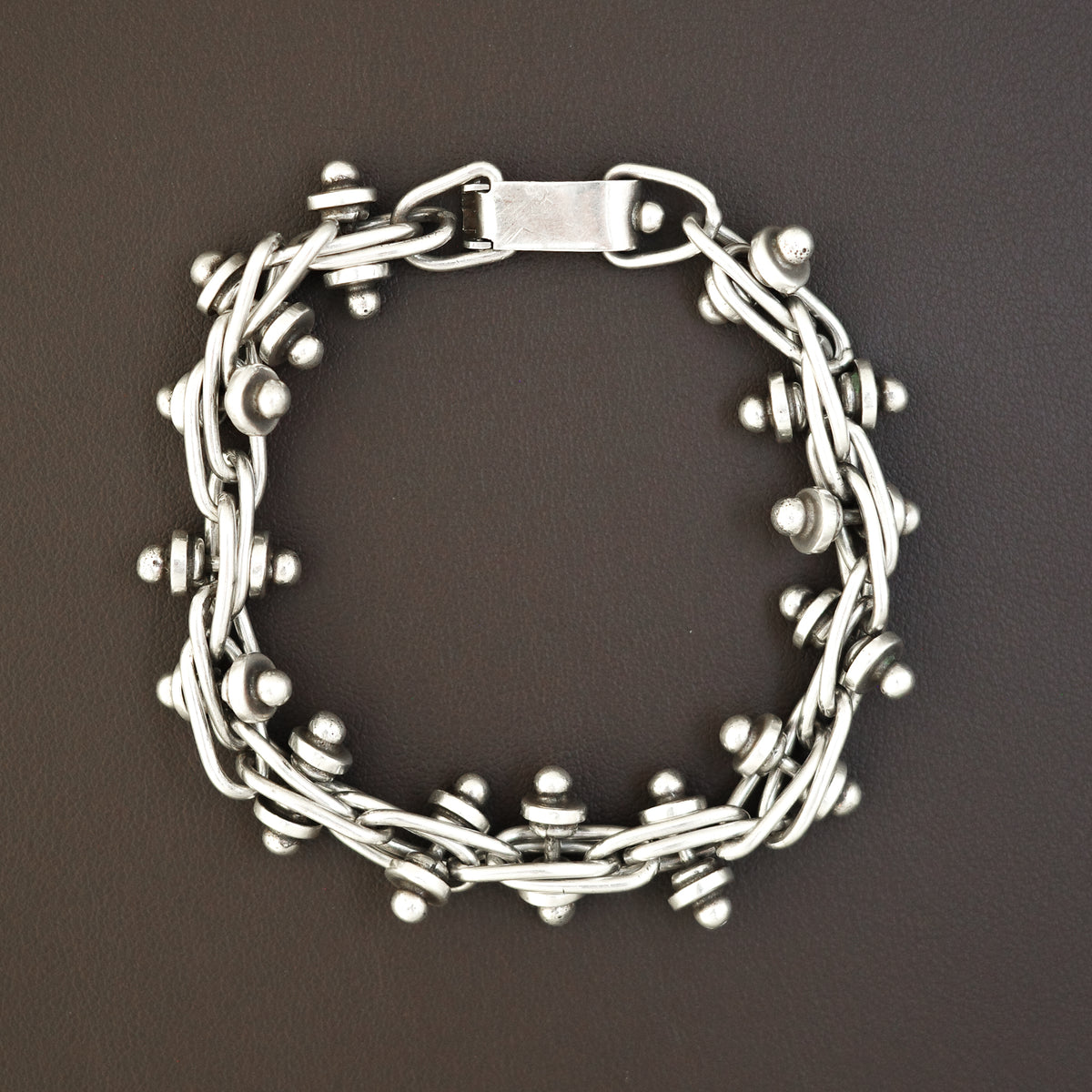 Braided peppercorn bracelet