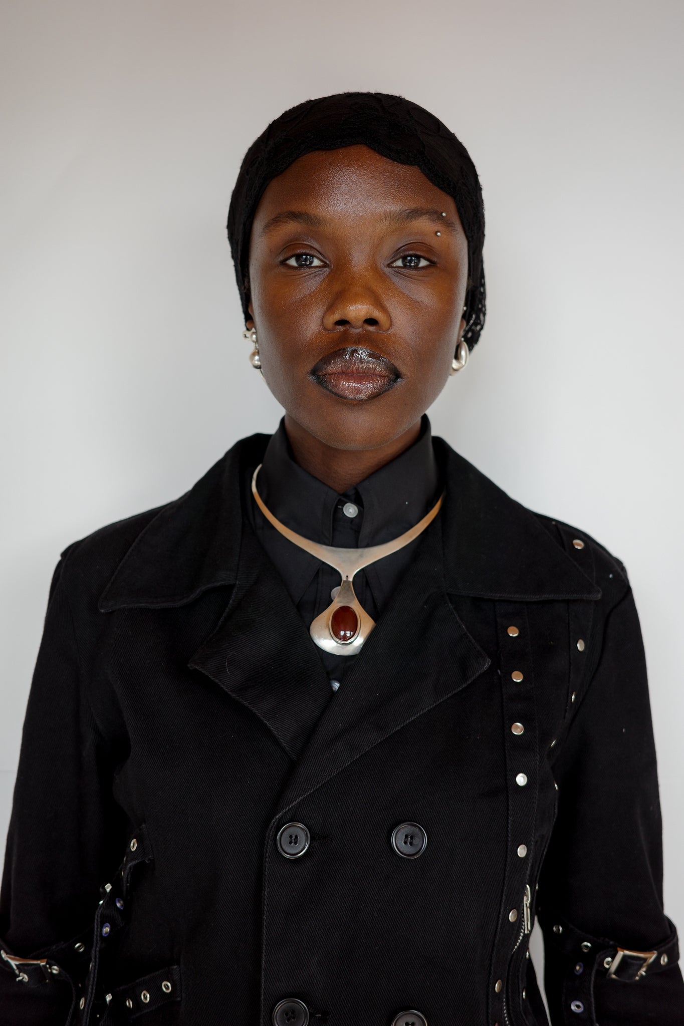 Mid-Century sterling collar