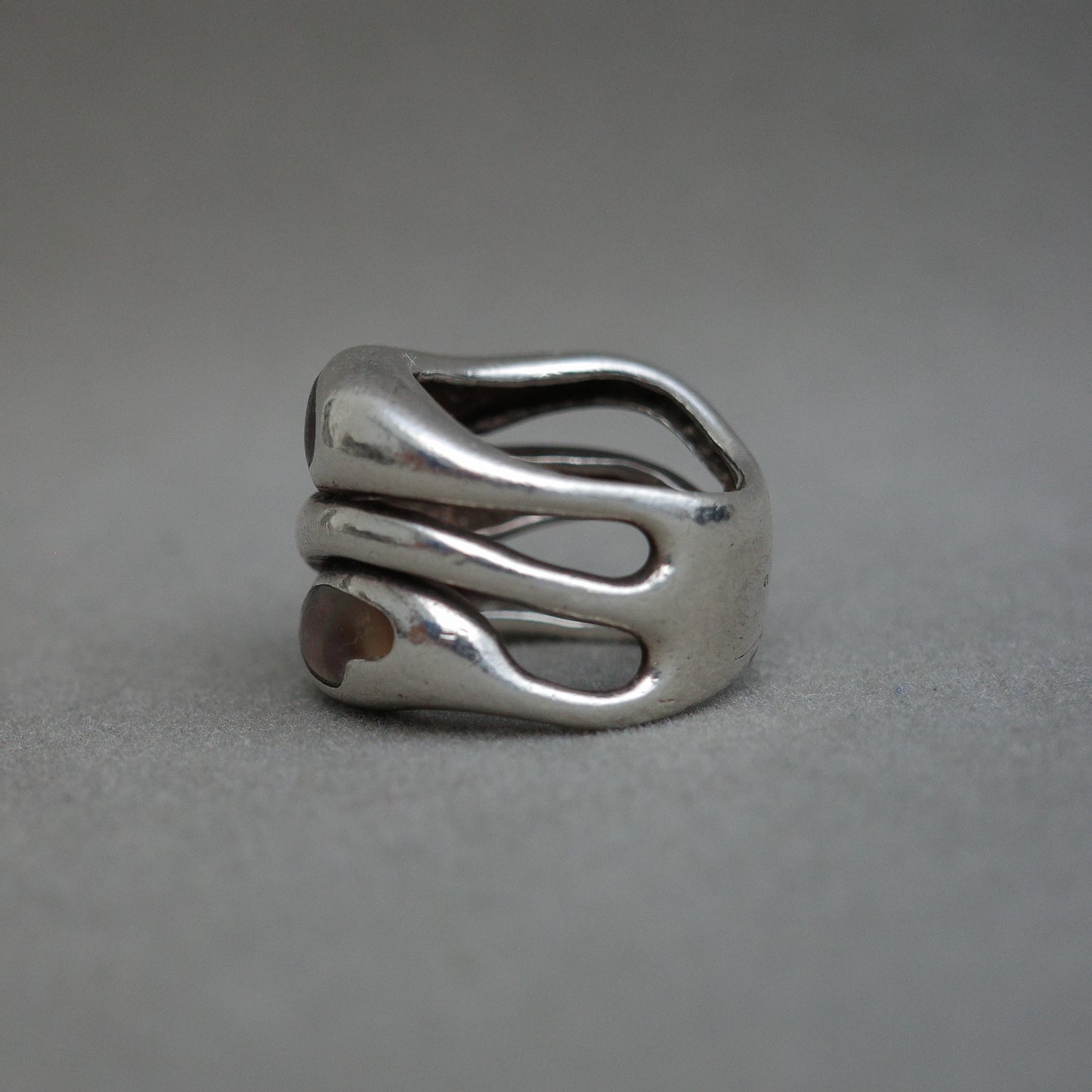 Studio crafted wide Nacar ring