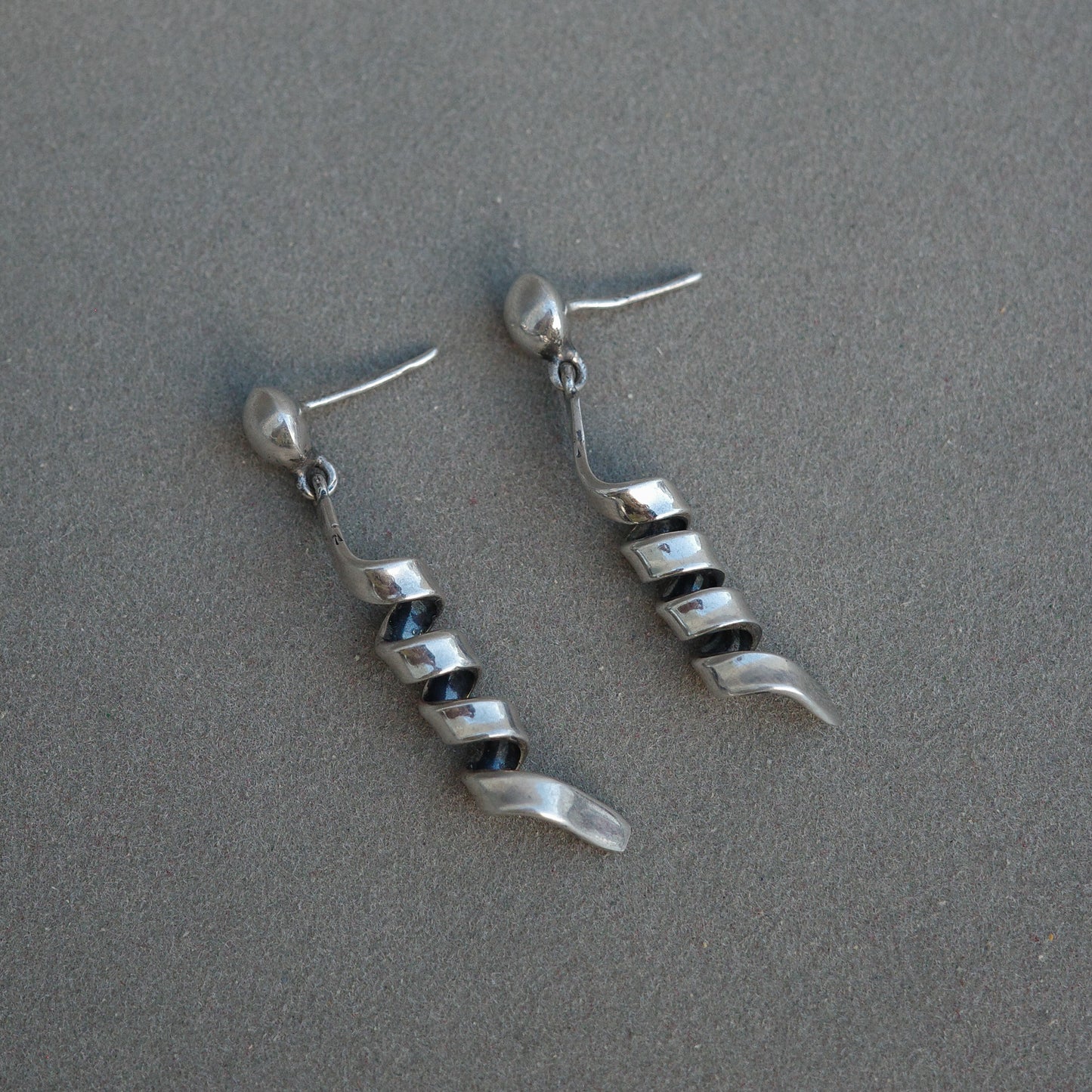Spiral Mid Century Earrings