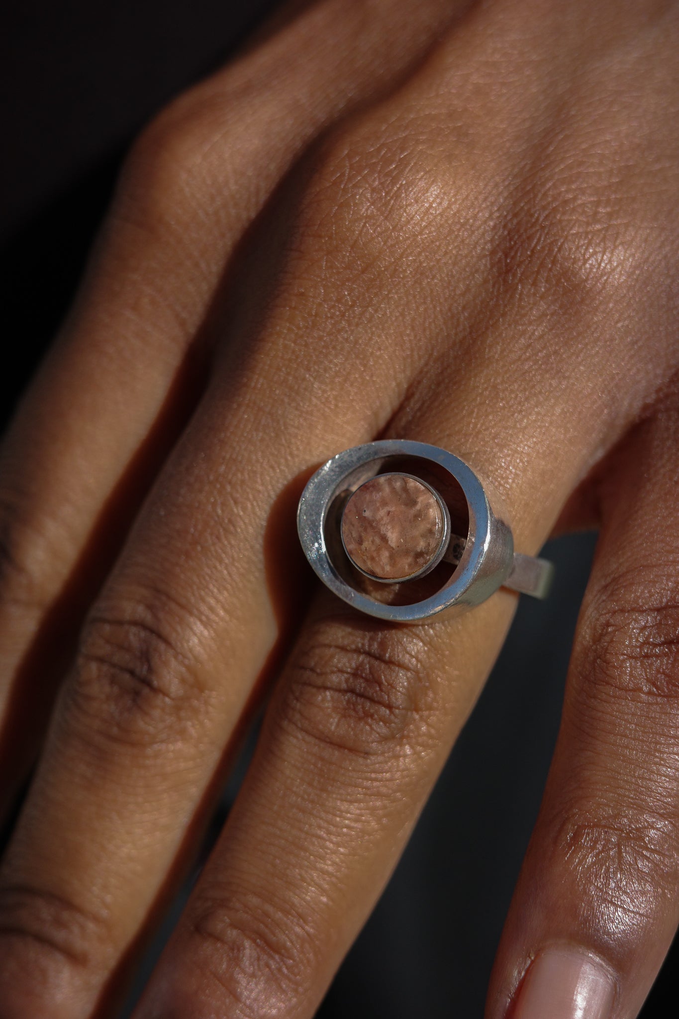 N.E From 1970s sculptural ring